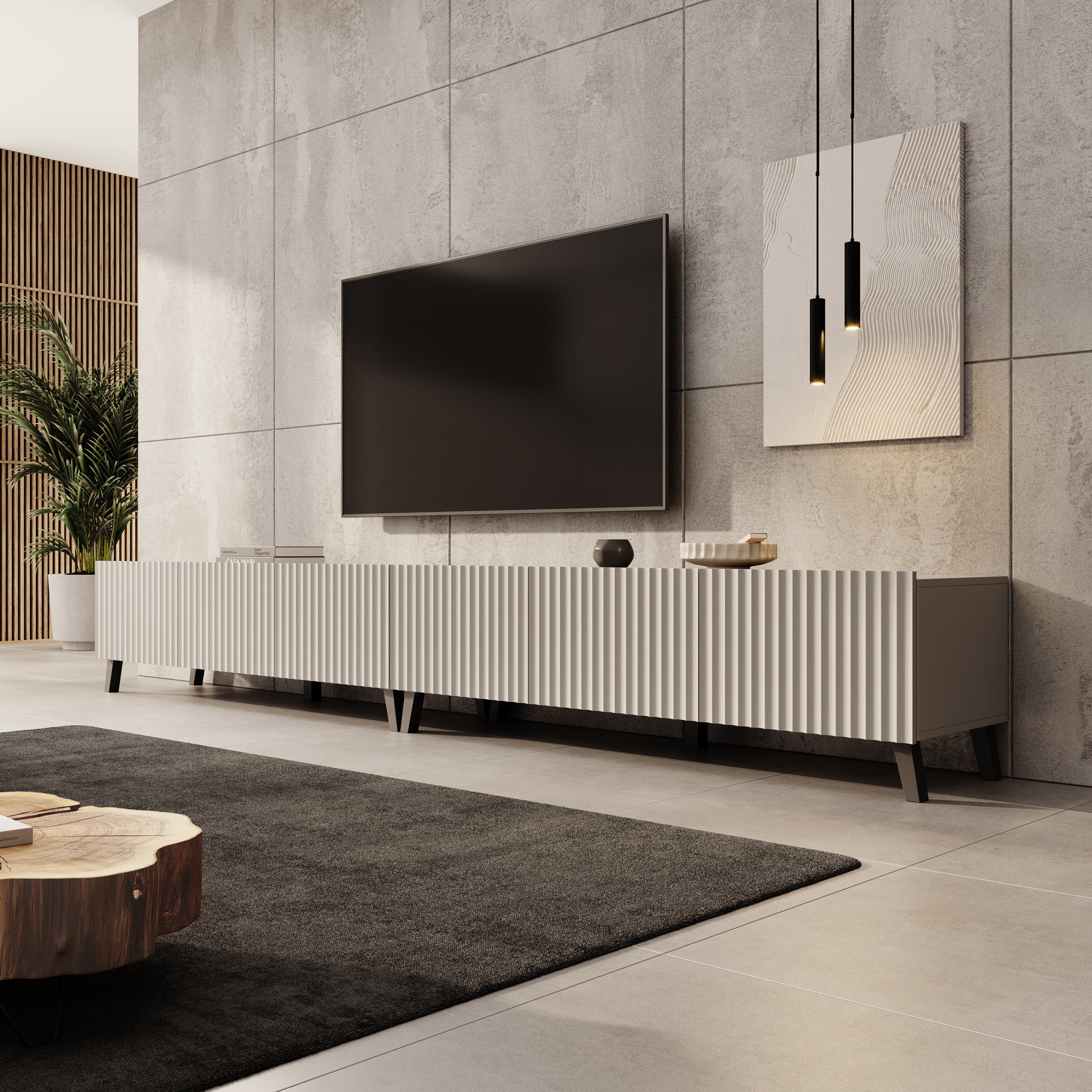 Pepinos 2 - TV-Meubel - Beige - 300x42x44 cm