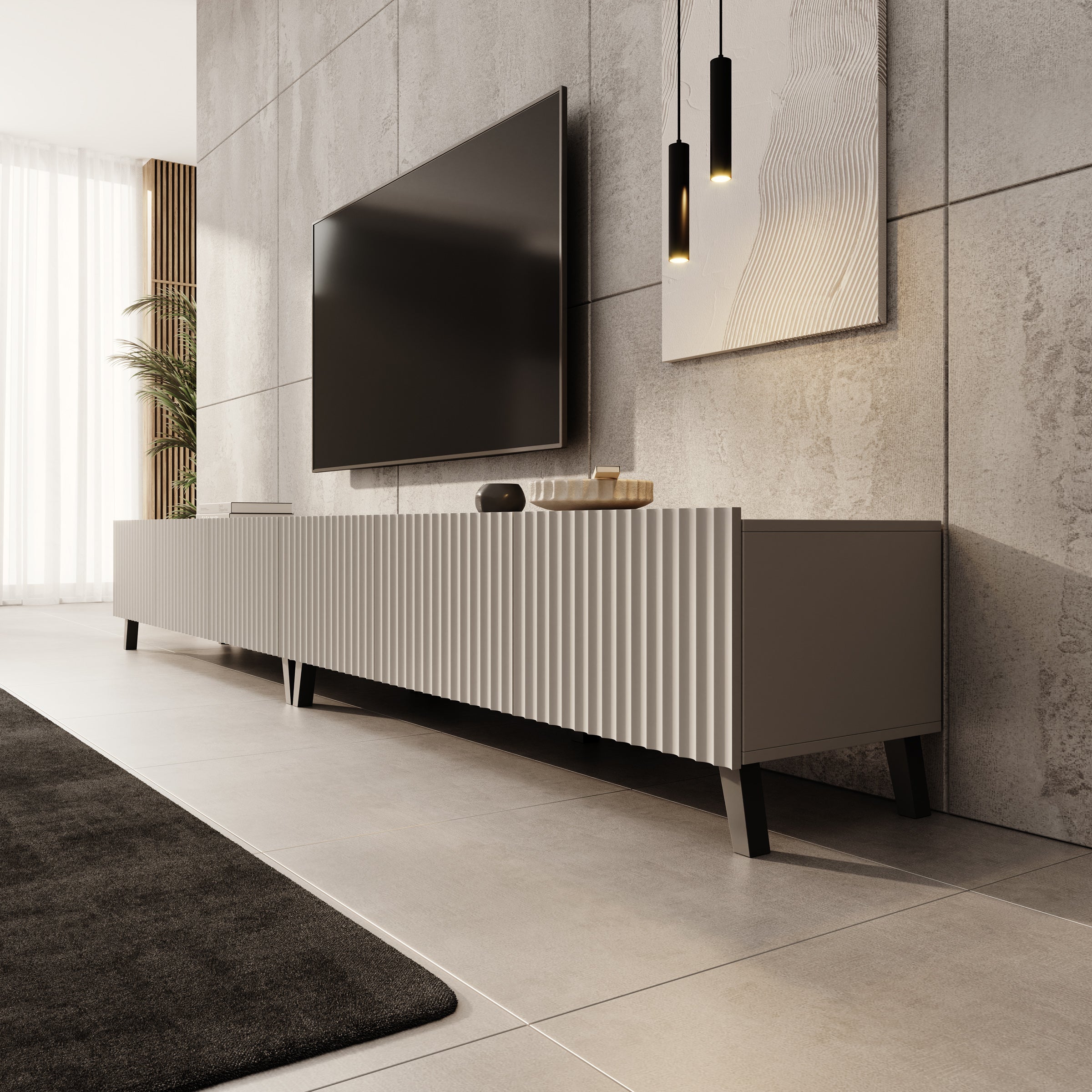 Pepinos 2 - TV-Meubel - Beige - 300x42x44 cm