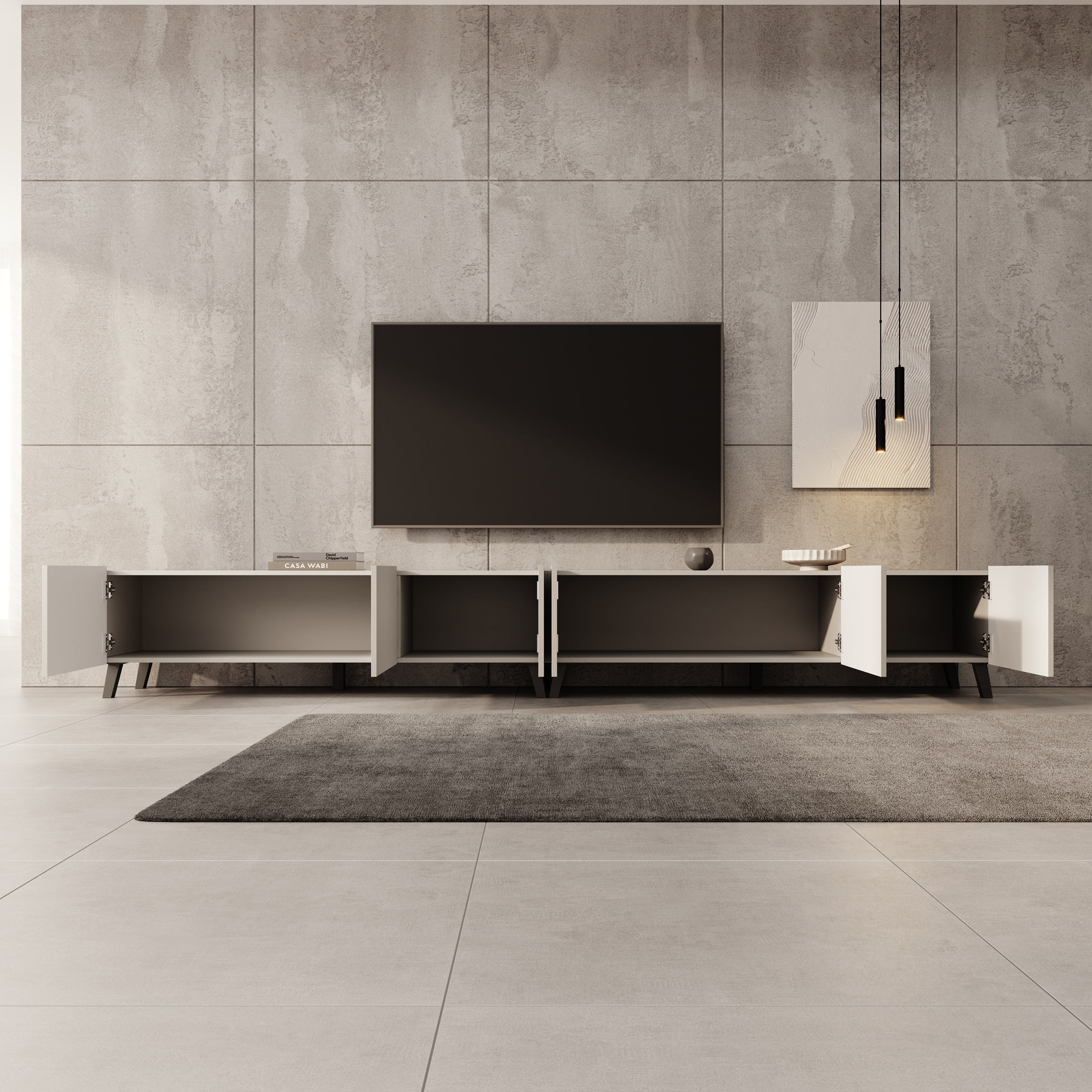 Pepinos 2 - TV-Meubel - Beige - 300x42x44 cm