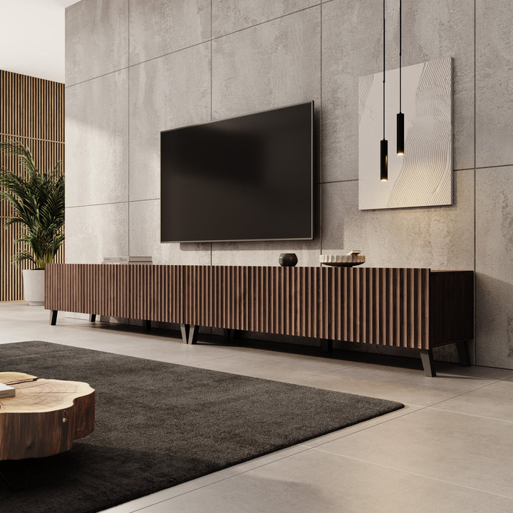 Pepinos 2 - TV-Meubel - Walnootpatroon - 300x42x44 cm
