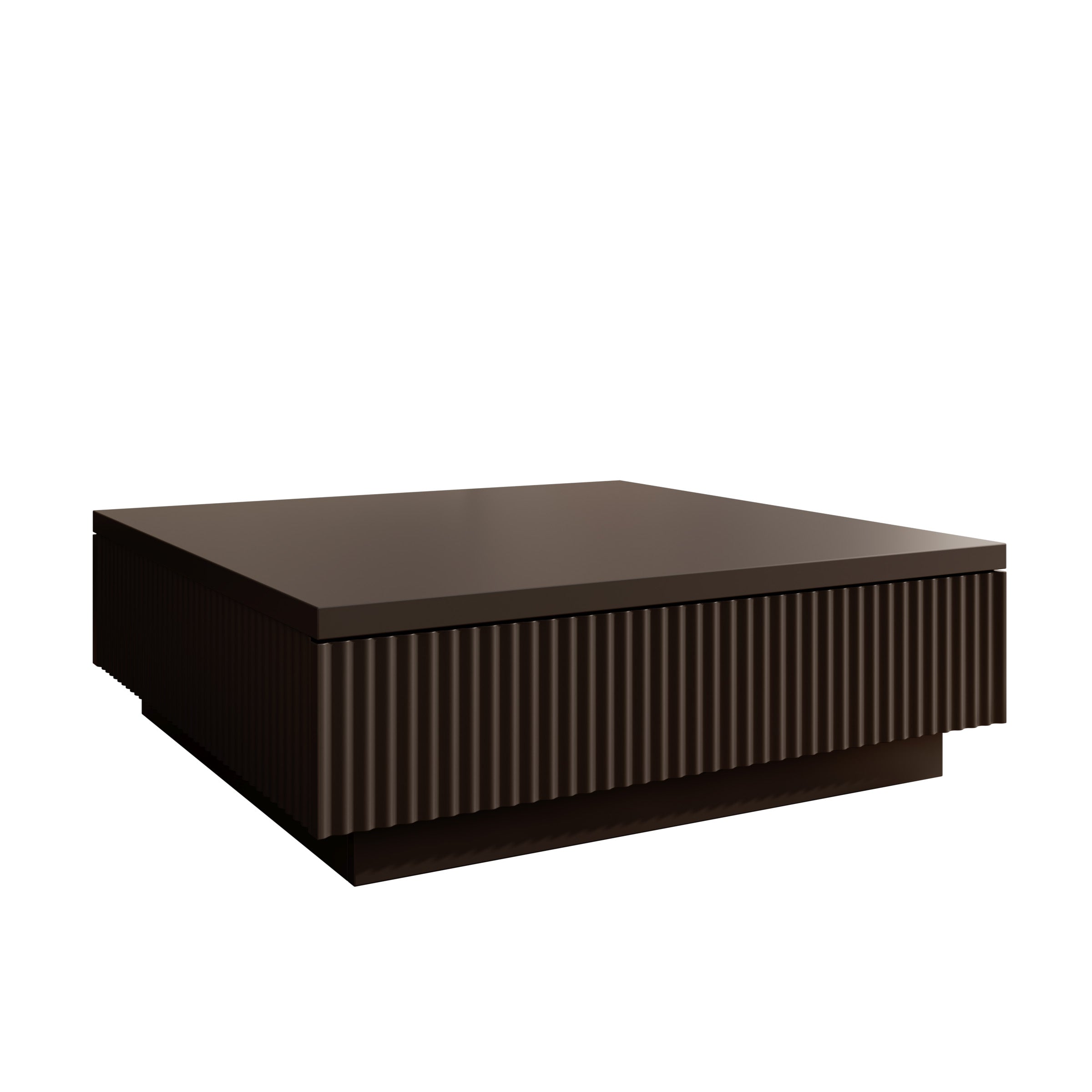 Piedra - Salontafel - Zwart - 81x80x26 cm