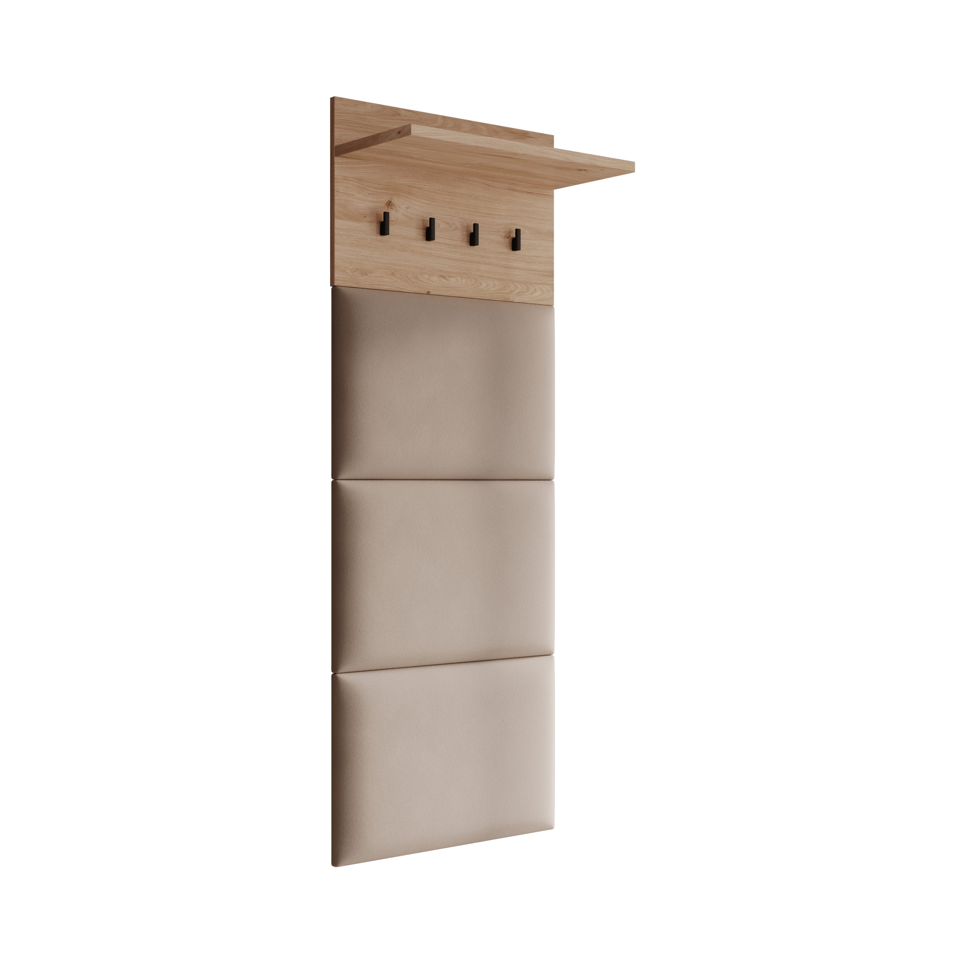 Piran 2 - Kapstok - Eiken - 60x27x155 cm
