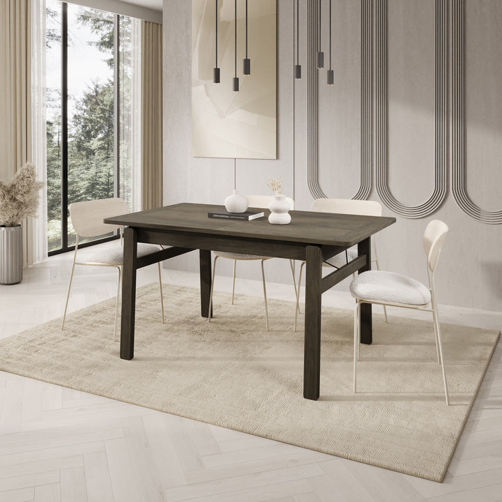 Portino - Eetkamertafel - Donker eiken - 149-269x85x77 cm