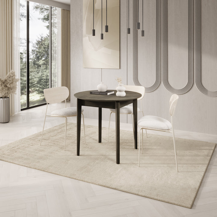 Portino - Eetkamertafel - Donker eiken - 90-210x90x77 cm