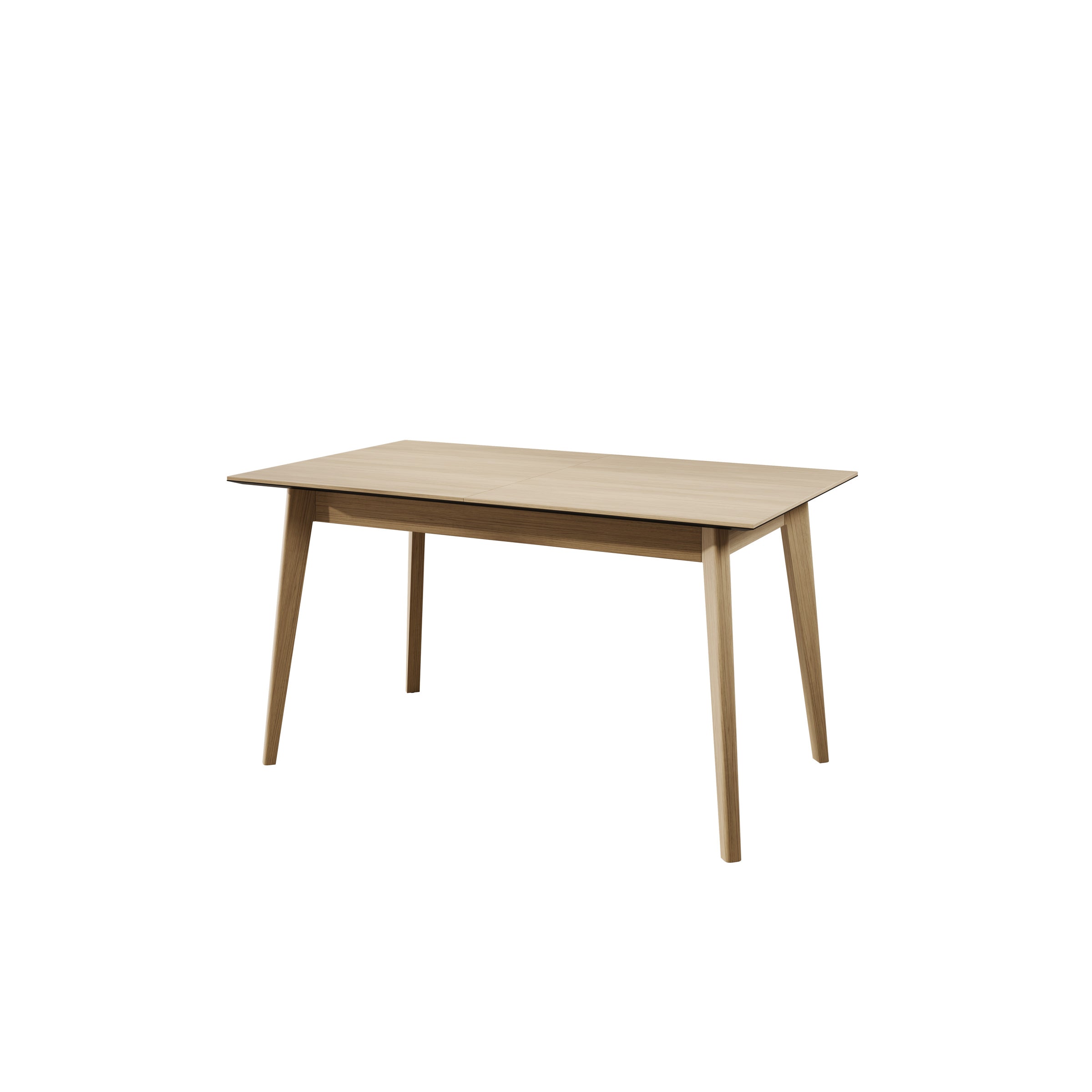 Portino - Eetkamertafel - Licht eiken - 145-220x85x77cm