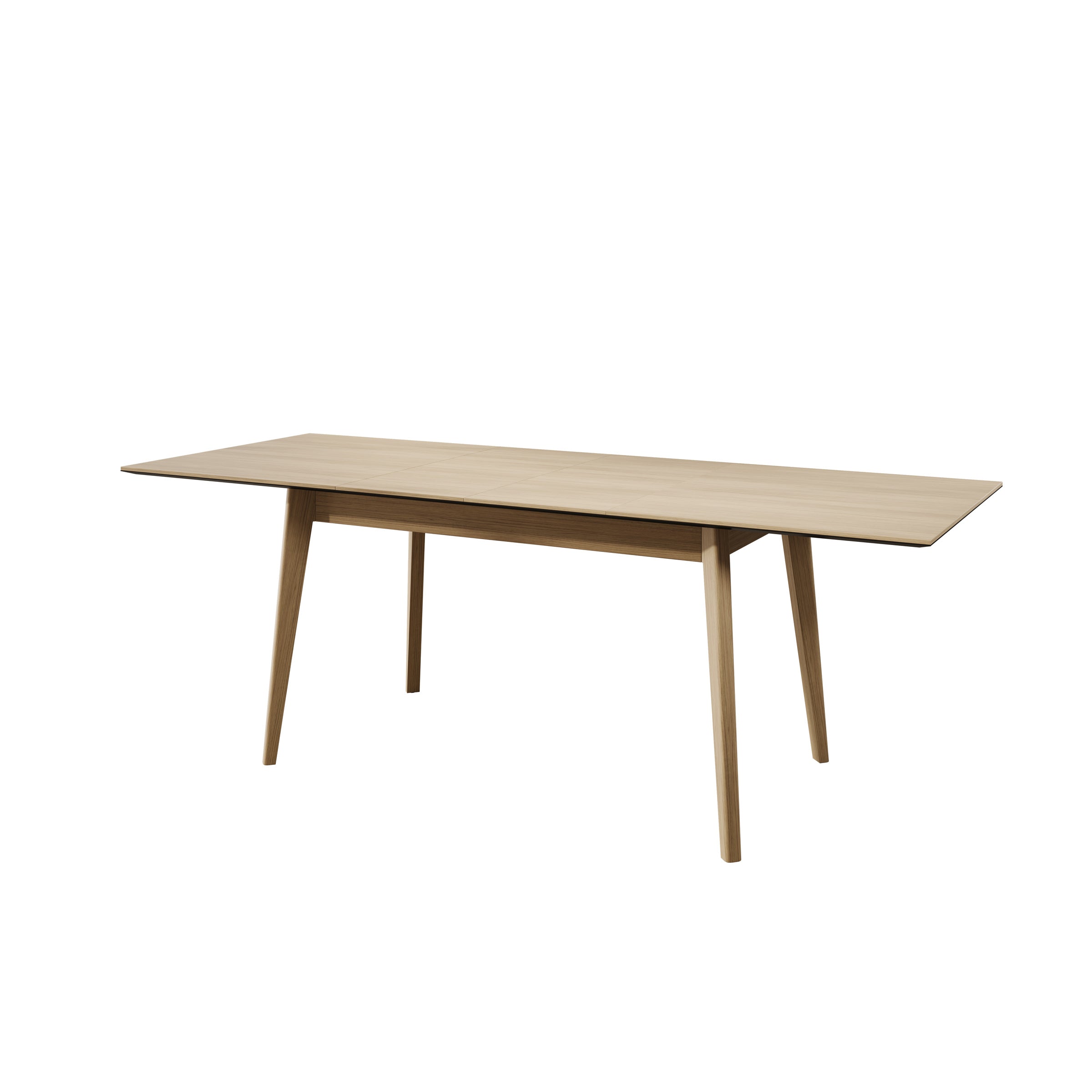 Portino - Eetkamertafel - Licht eiken - 145-220x85x77cm