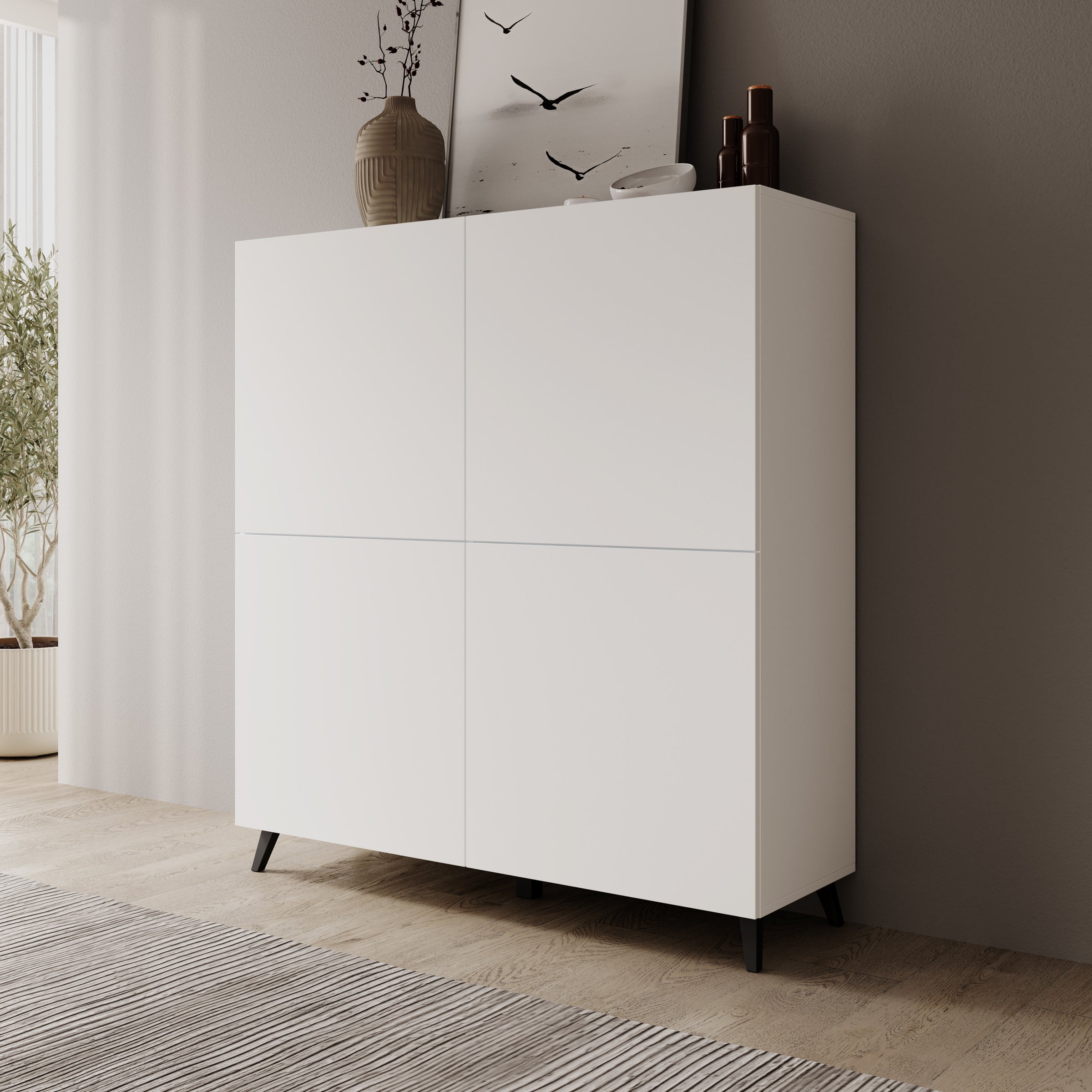 Pulse - Dressoir - Wit - 120x40x130 cm