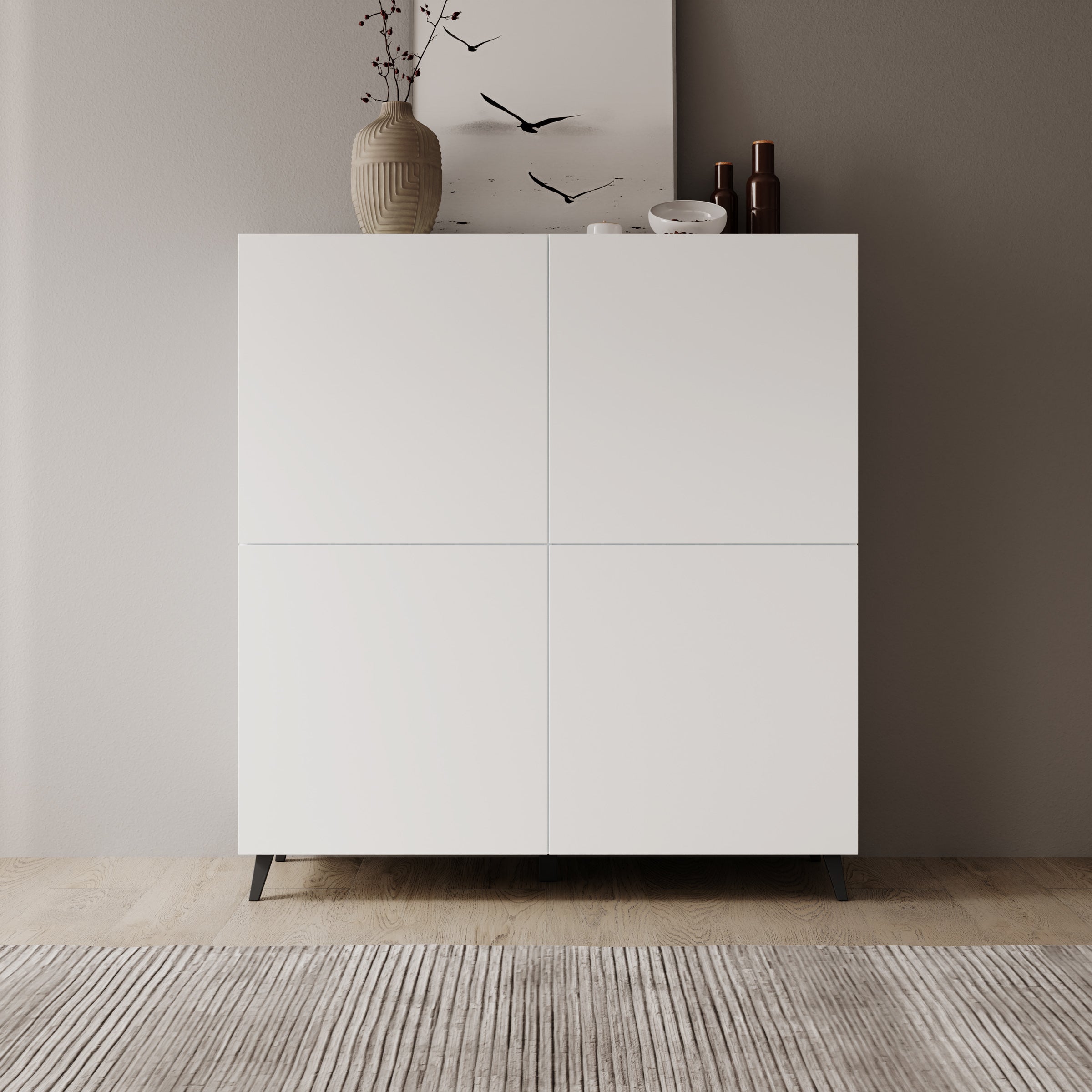 Pulse - Dressoir - Wit - 120x40x130 cm