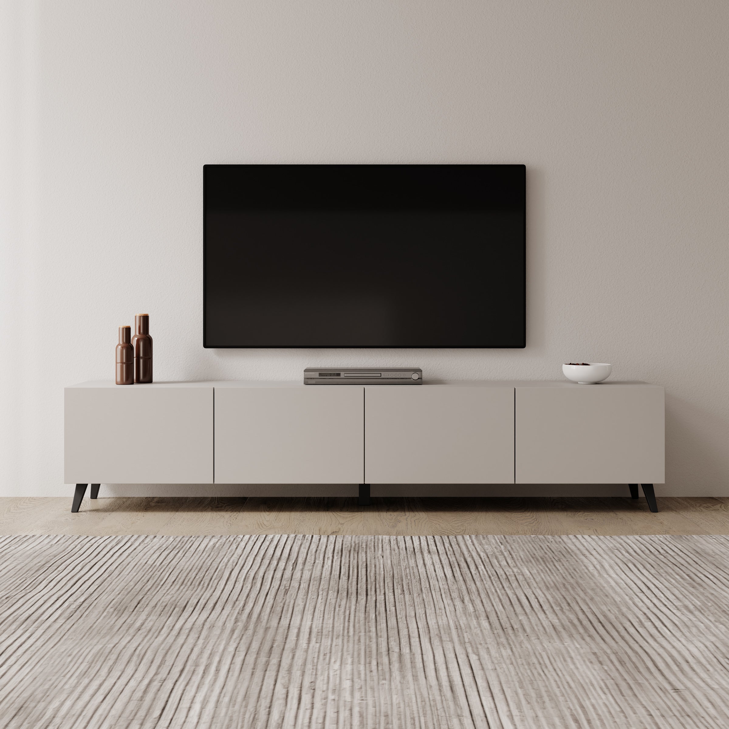Pulse - TV-Meubel - Beige - 190x33x40 cm