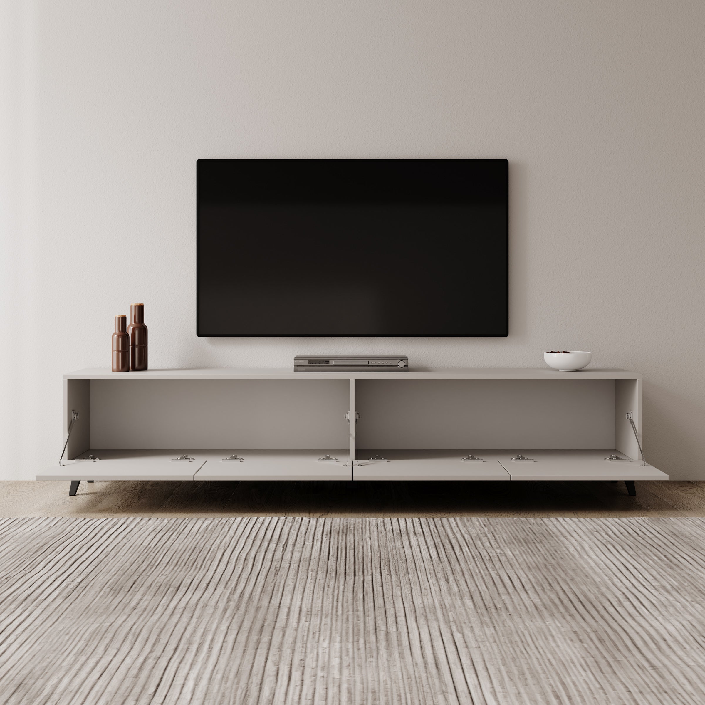 Pulse - TV-Meubel - Beige - 190x33x40 cm