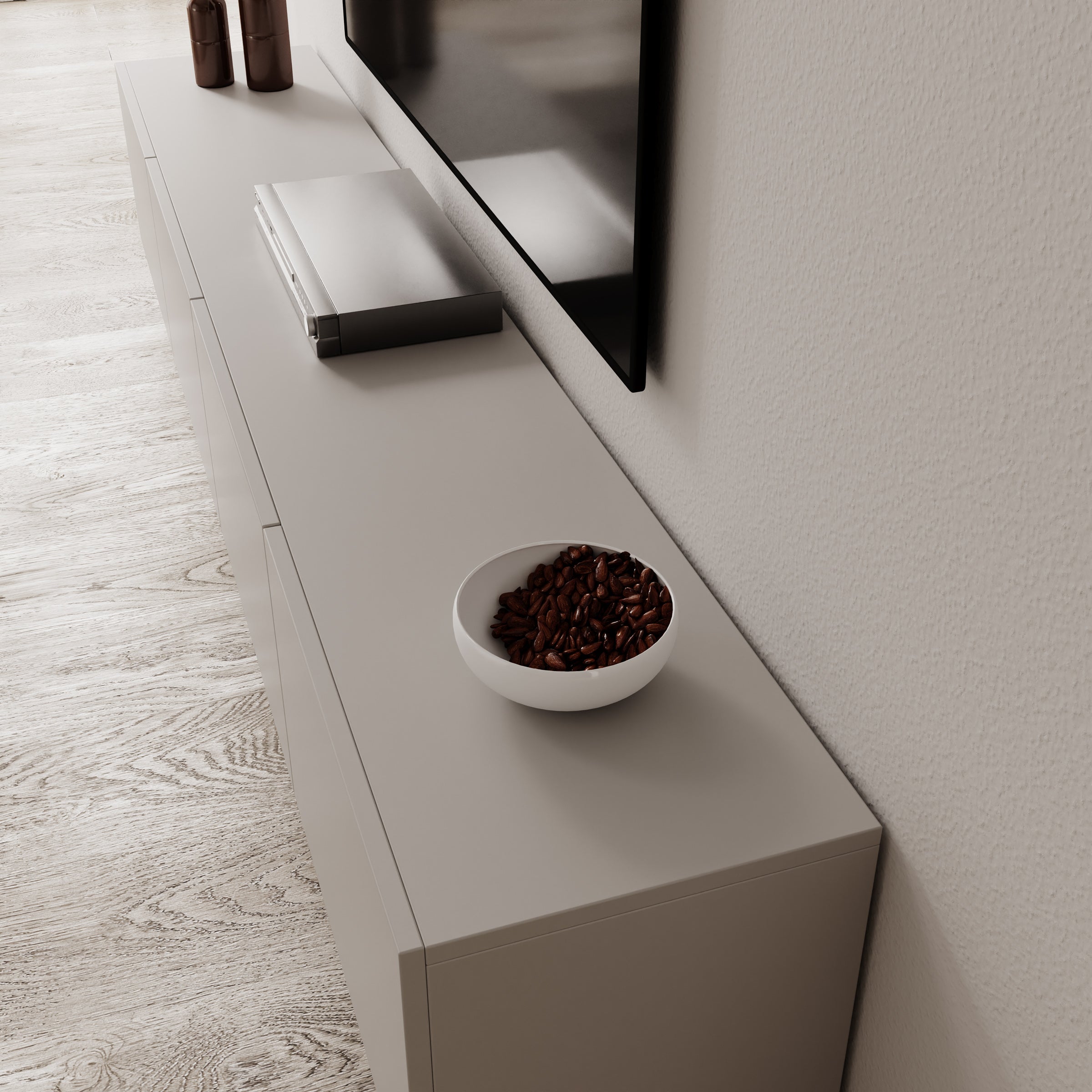 Pulse - TV-Meubel - Beige - 190x33x40 cm
