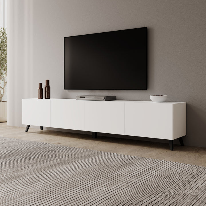 Pulse - TV-Meubel - Wit - 190x33x40 cm