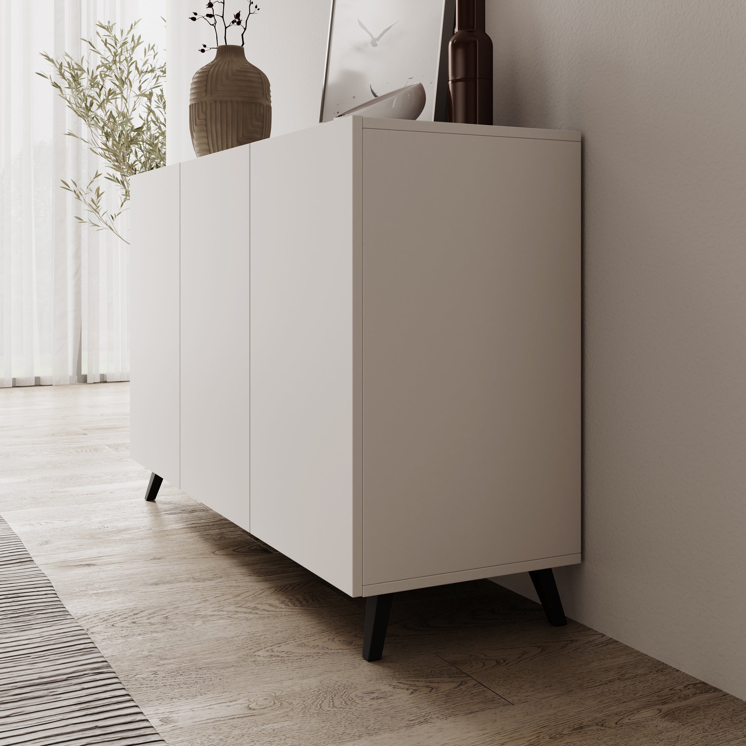 Pulse 3 - Dressoir - Wit - 120x39x76 cm