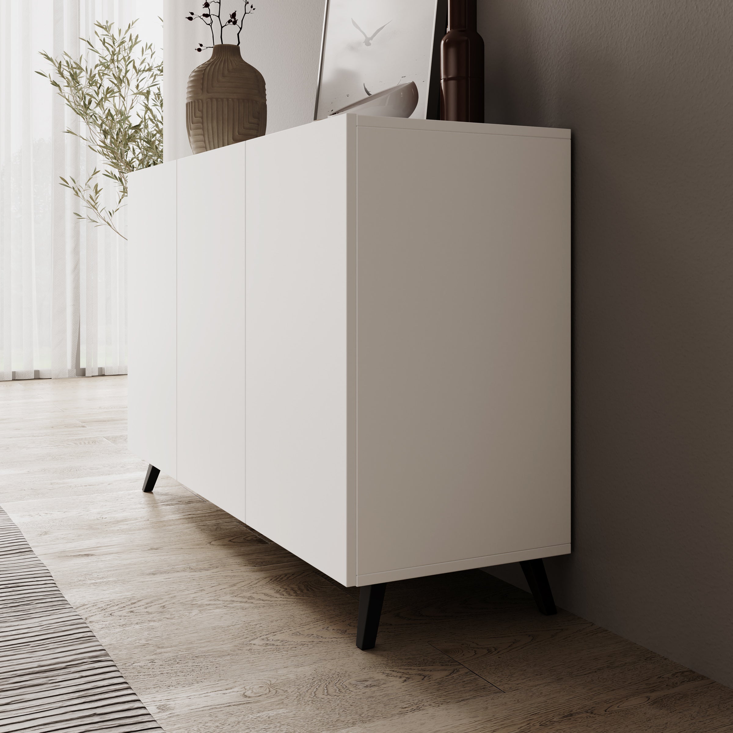 Pulse 3 - Dressoir - Wit - 120x39x76 cm