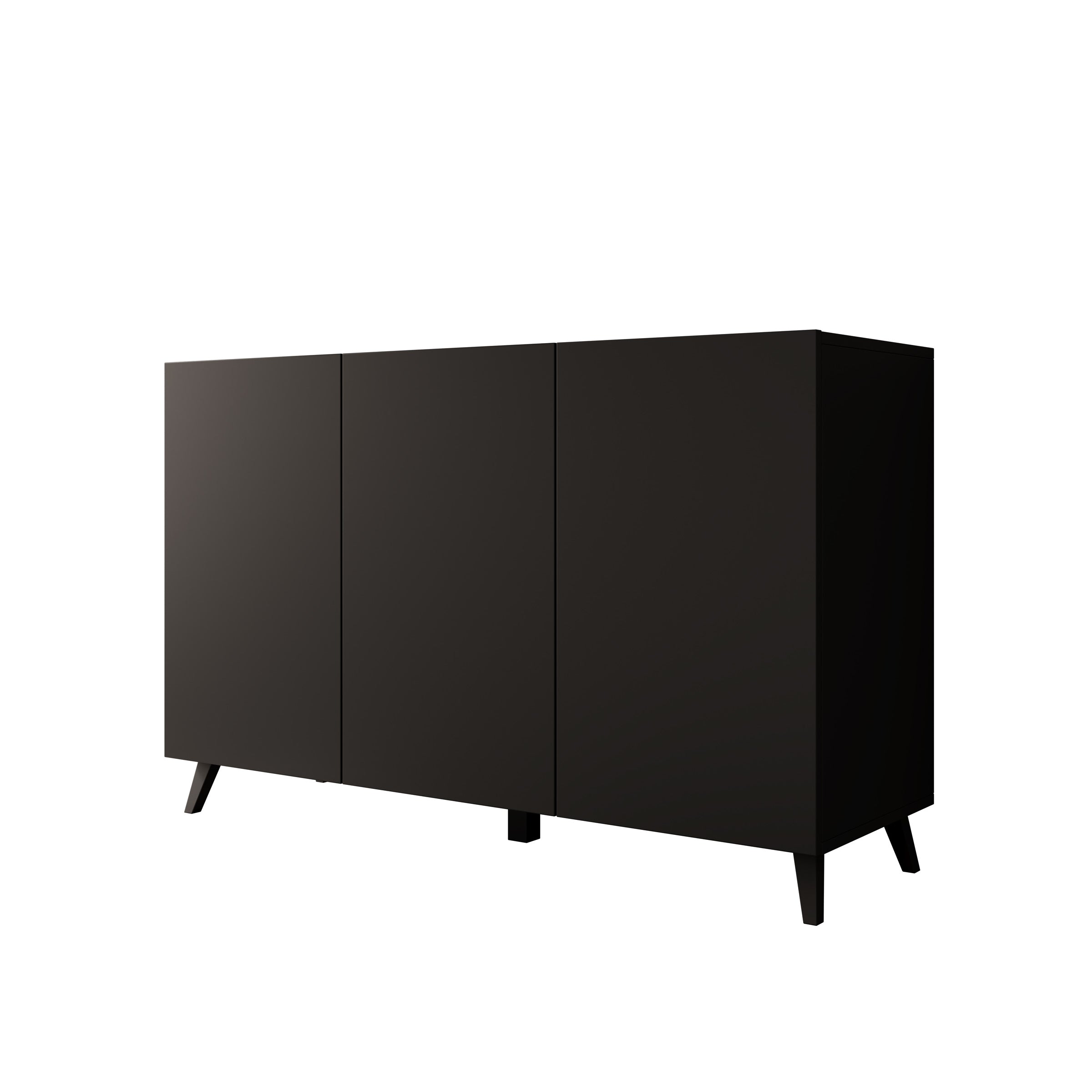 Pulse 3 - Dressoir - Zwart mat - 120x39x76 cm