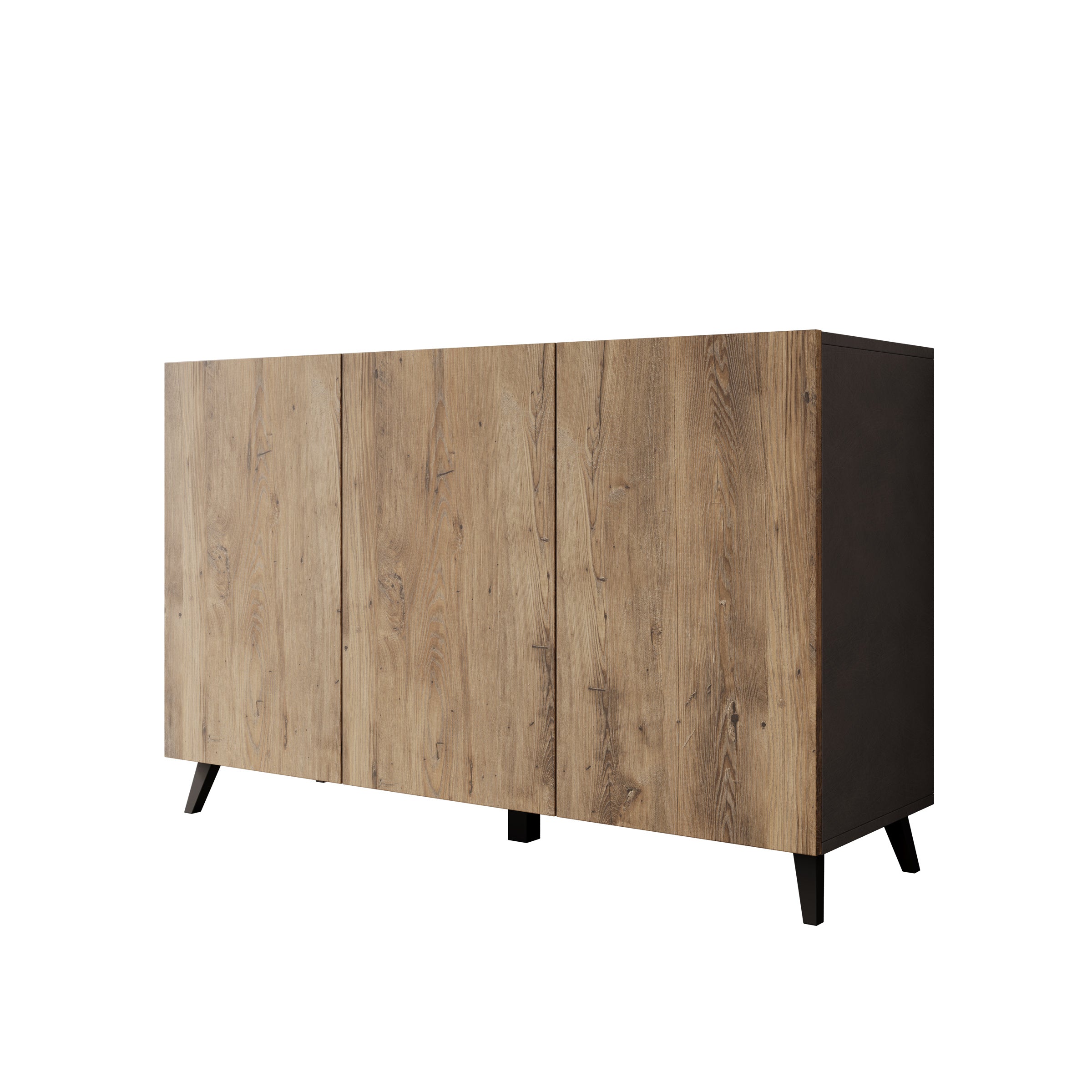 Pulse 3 - Dressoir - Eikenpatroon/grijs - 120x39x76 cm