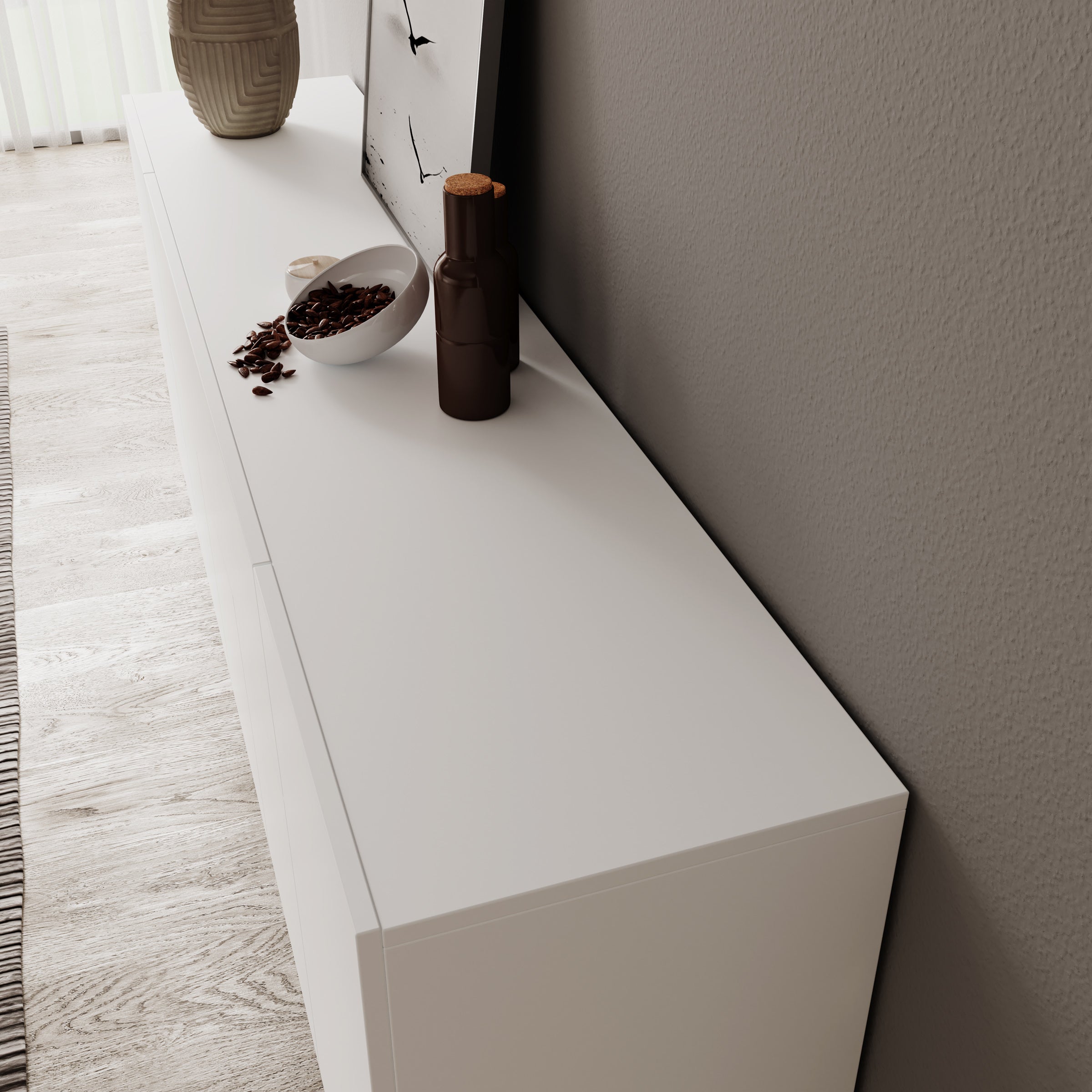 Pulse 4 - Dressoir - Wit - 180x39x76 cm