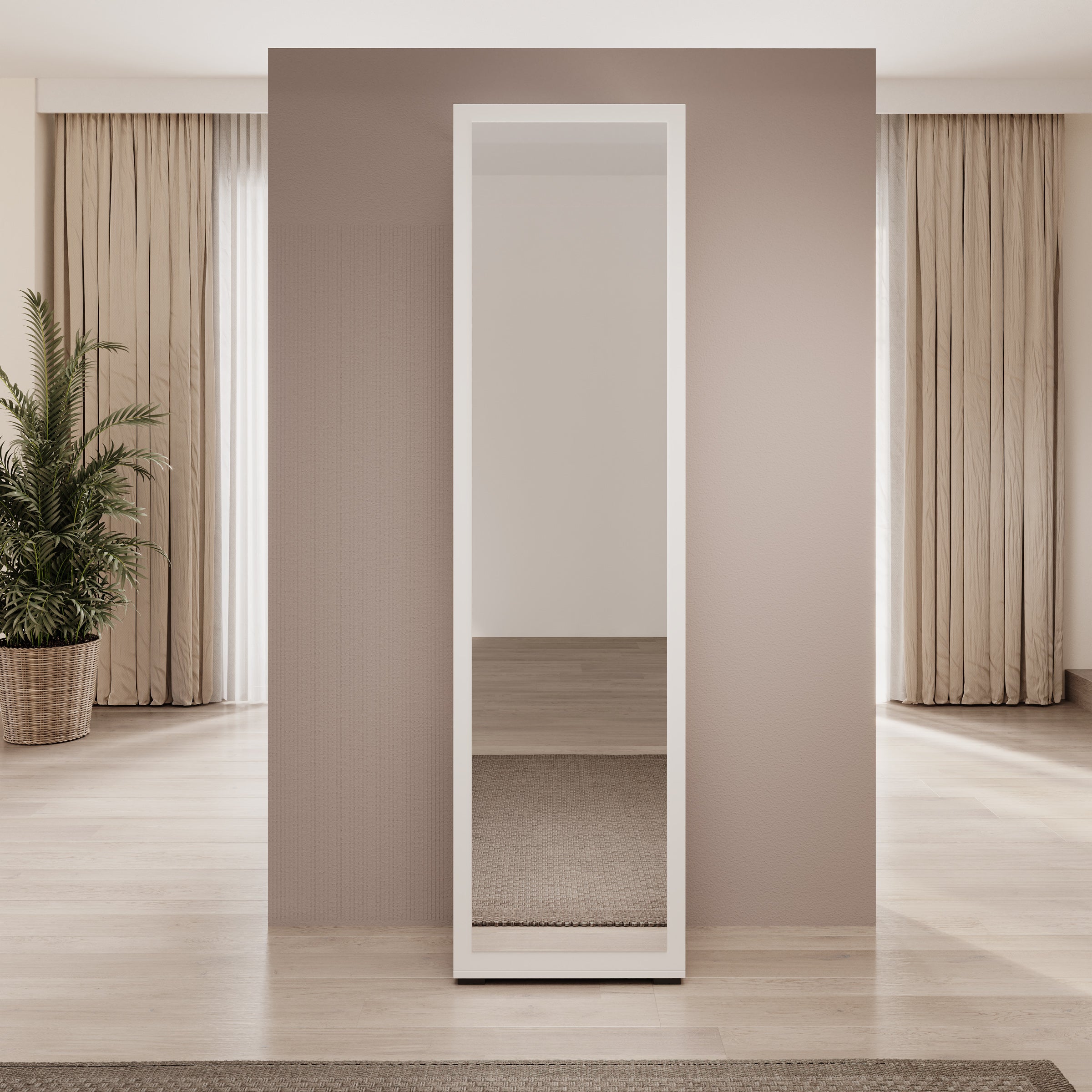 Deacon - Halkast - Wit - 50x35x190 cm
