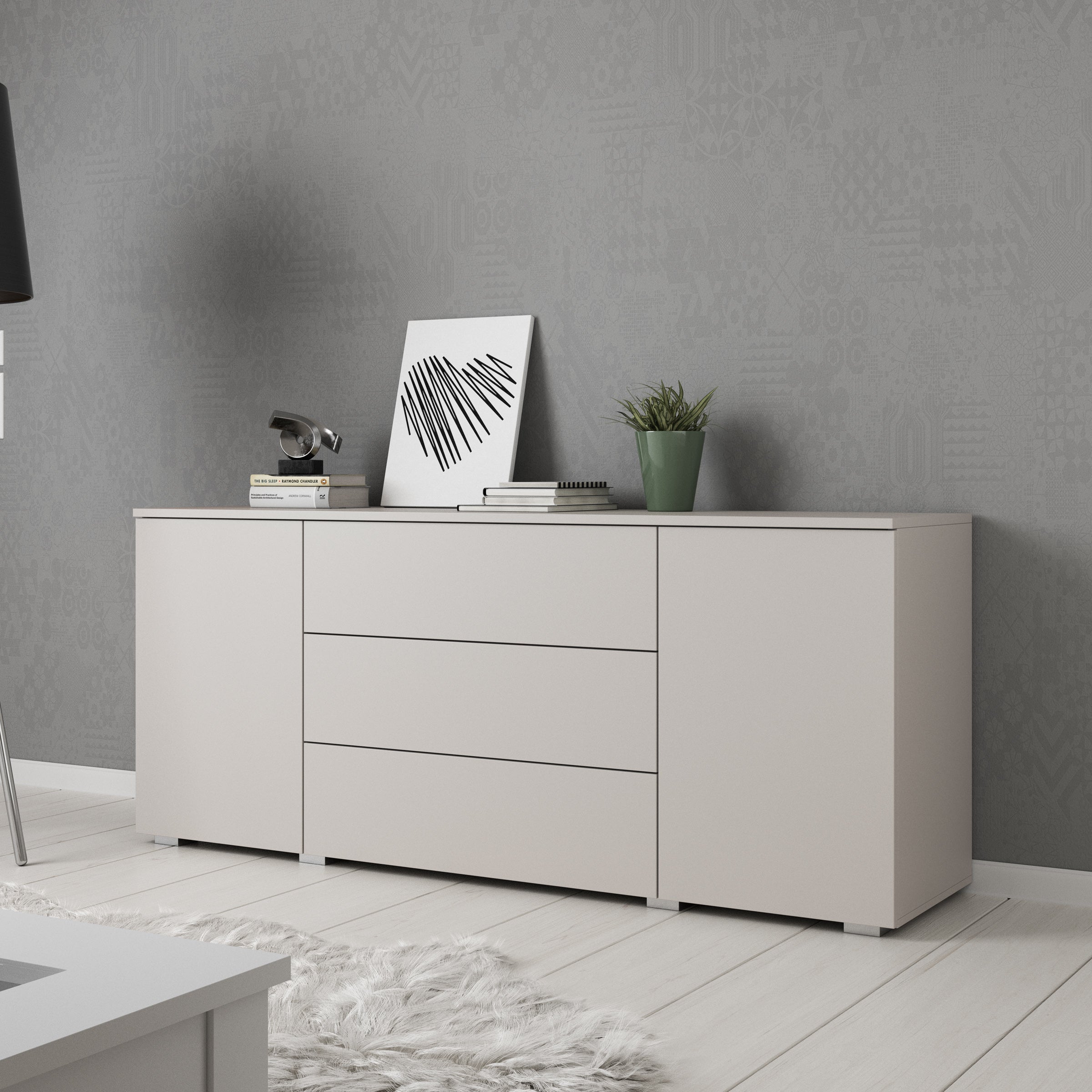 Pure - Dressoir - Beige - 150x39x68 cm