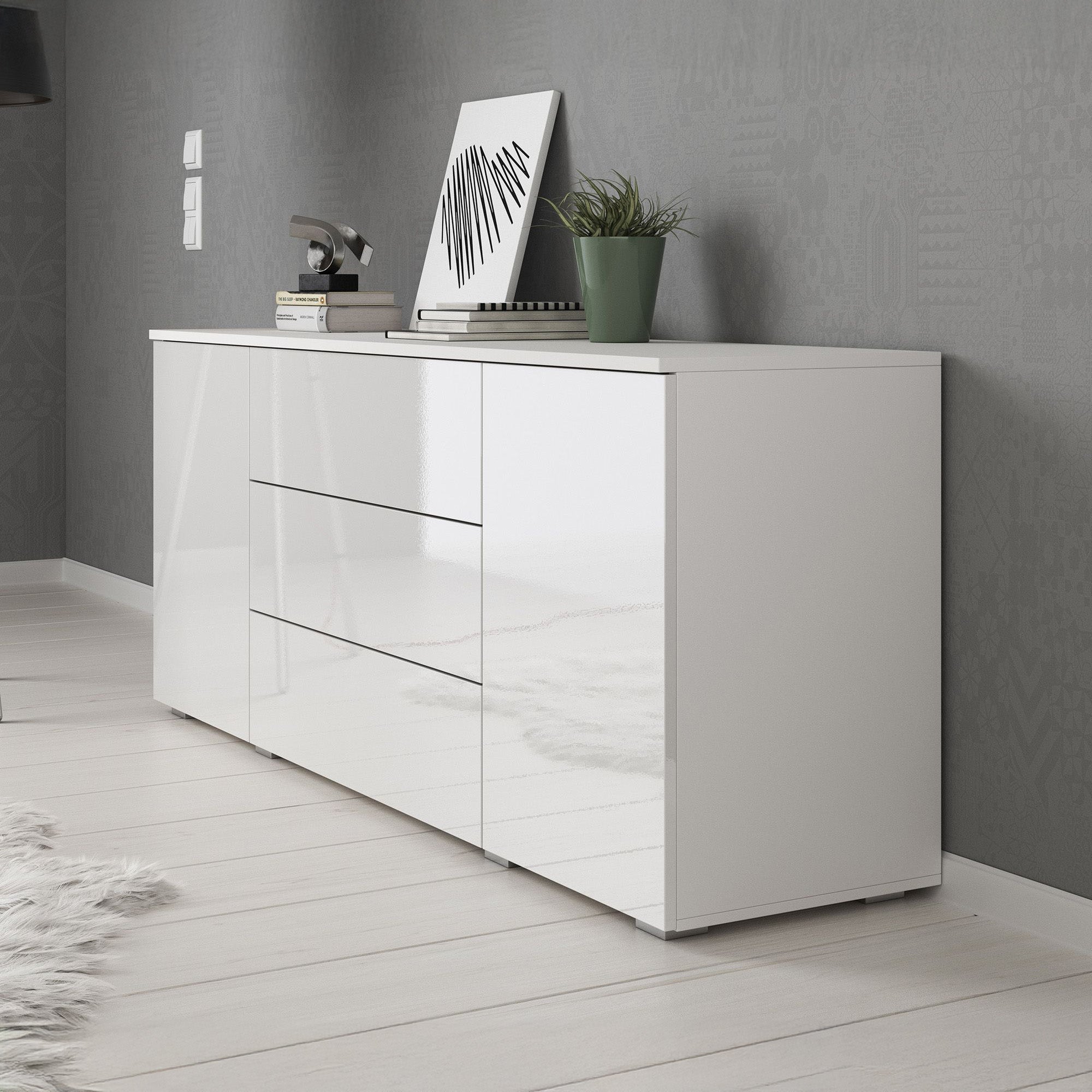 Pure - Dressoir - Wit - 150x39x68 cm