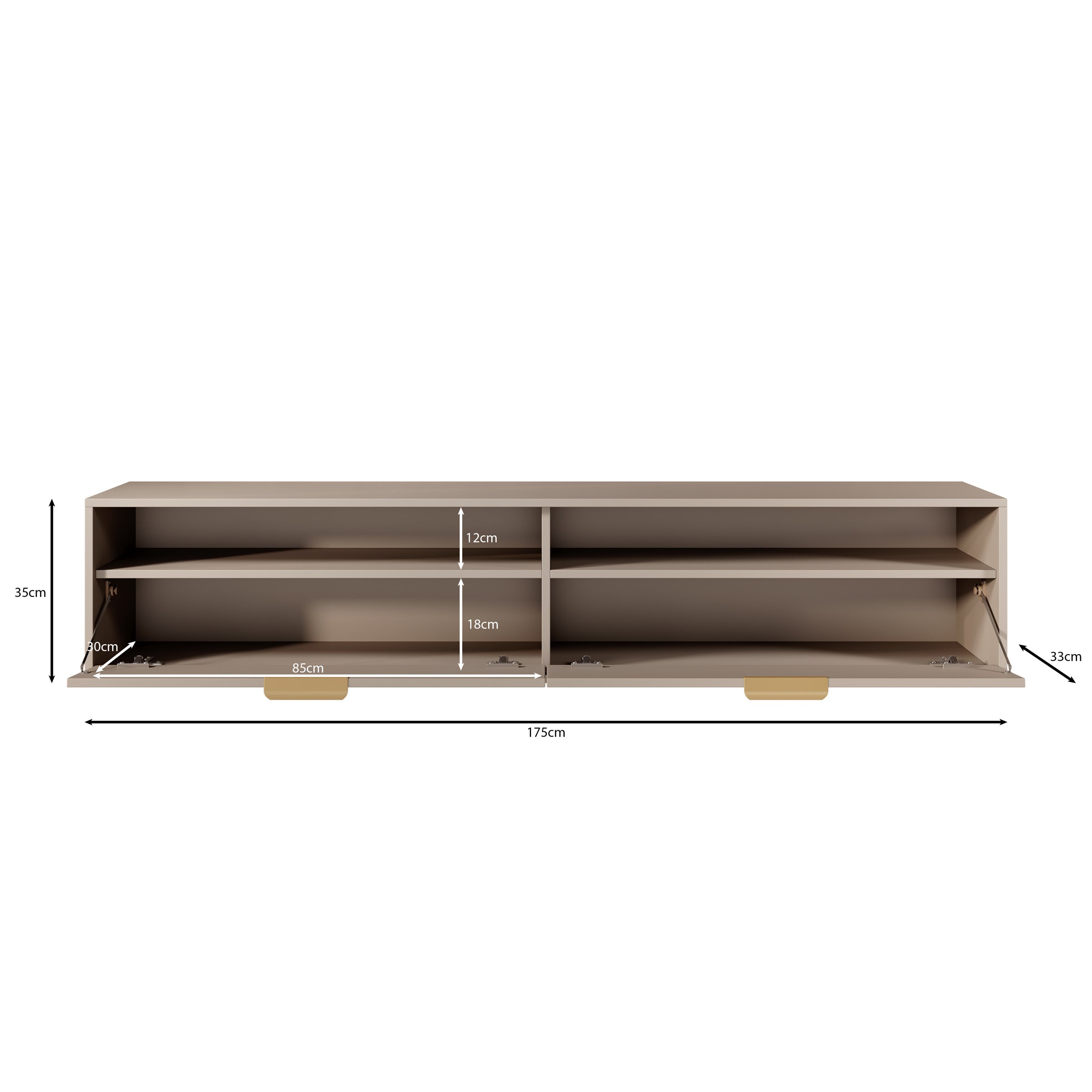 Qipp - TV-Meubel - Zwart