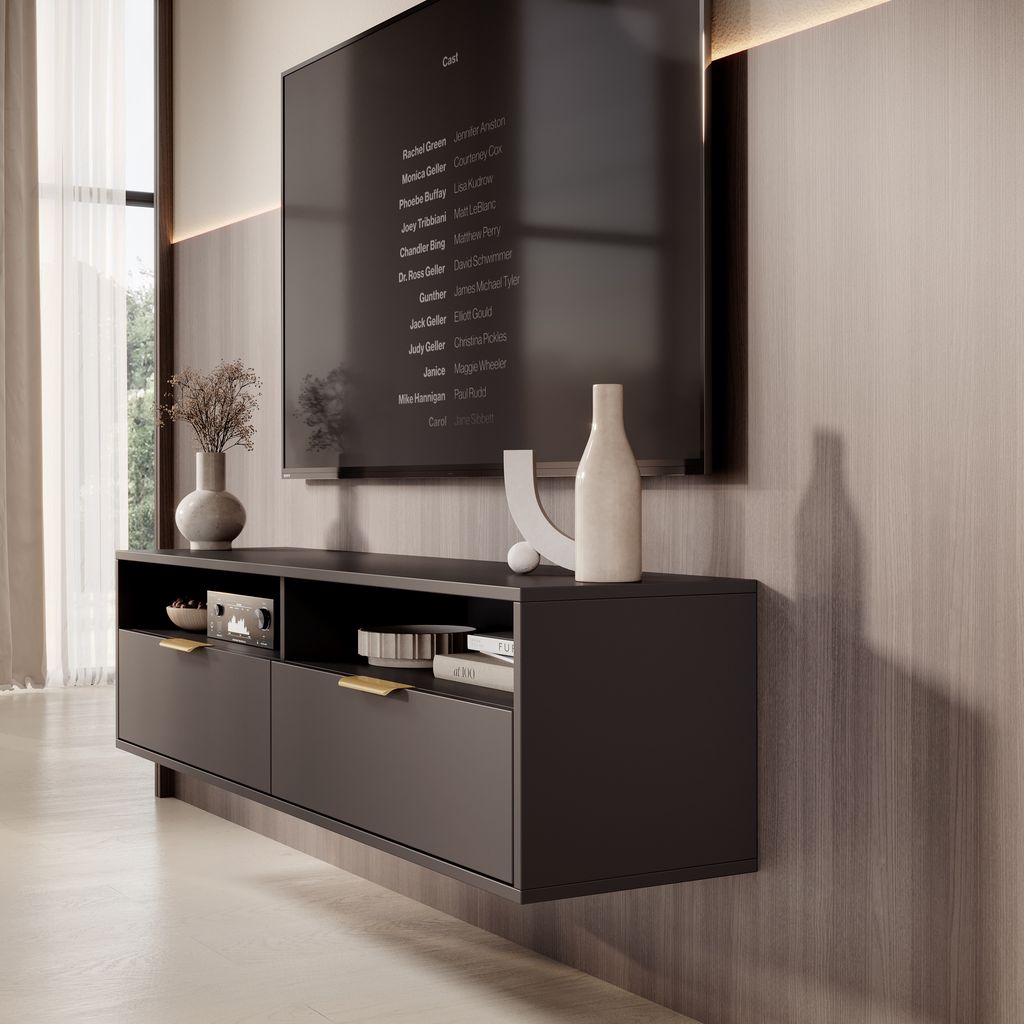 Qipp - TV-Meubel - Zwart