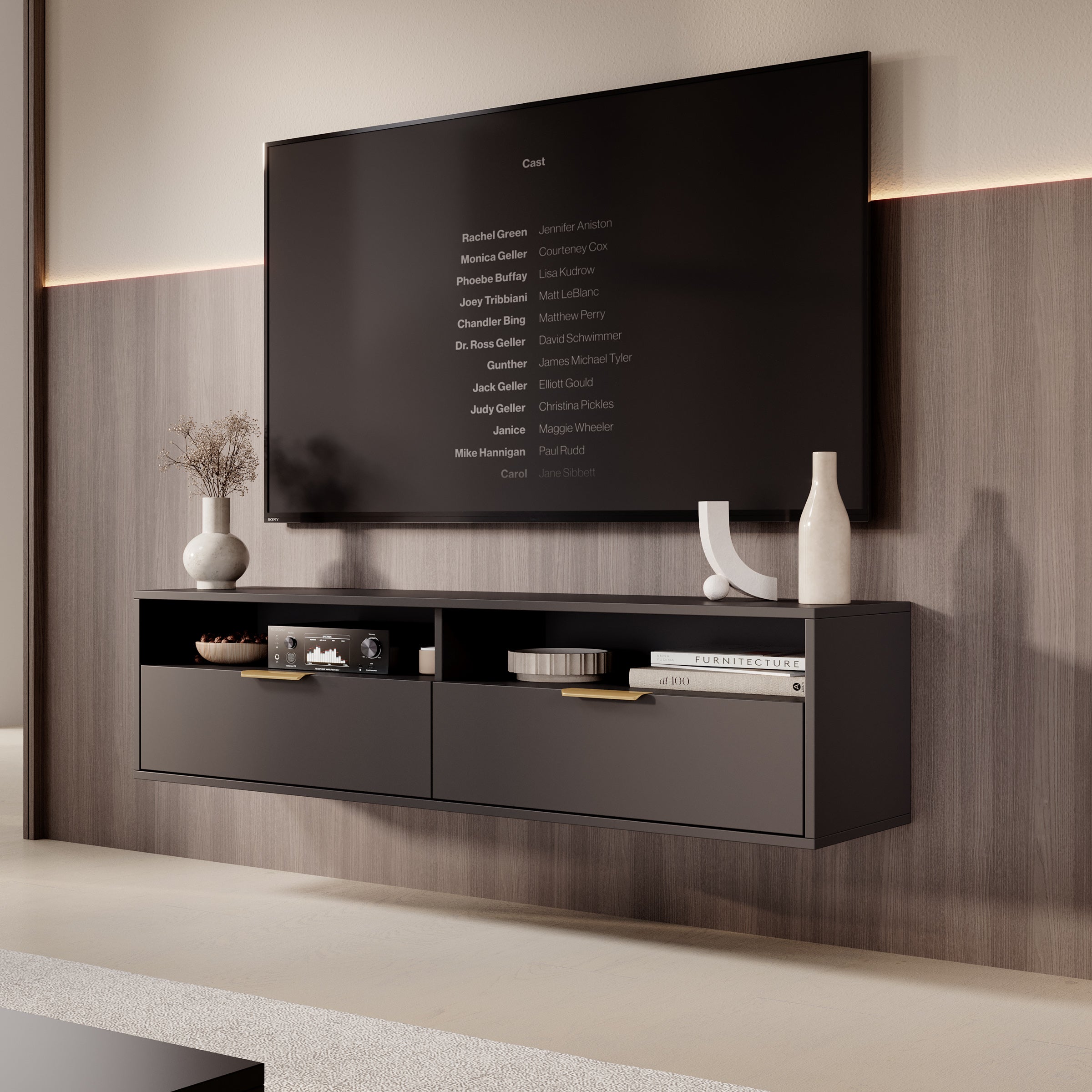 Qipp - TV-Meubel - Zwart