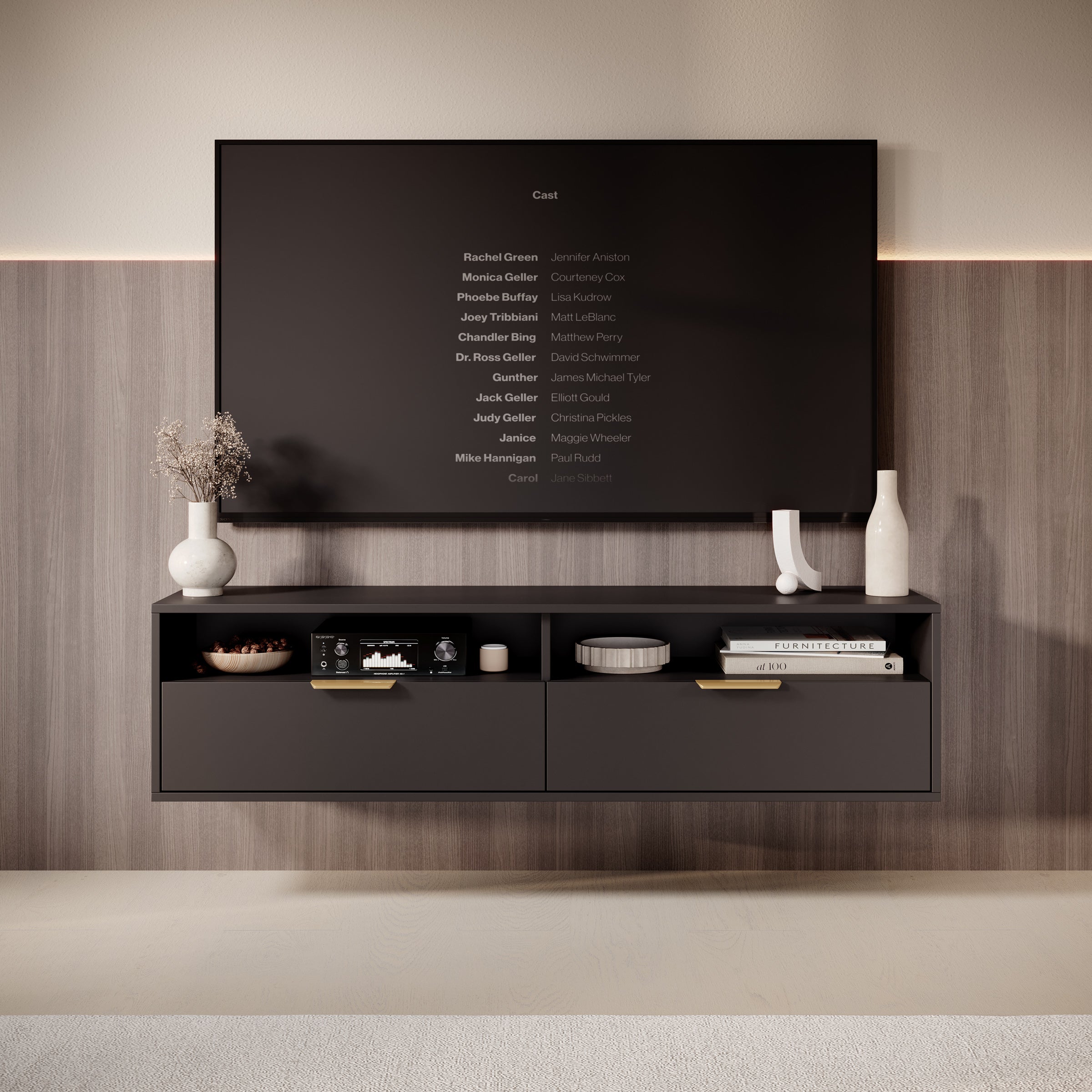 Qipp - TV-Meubel - Zwart
