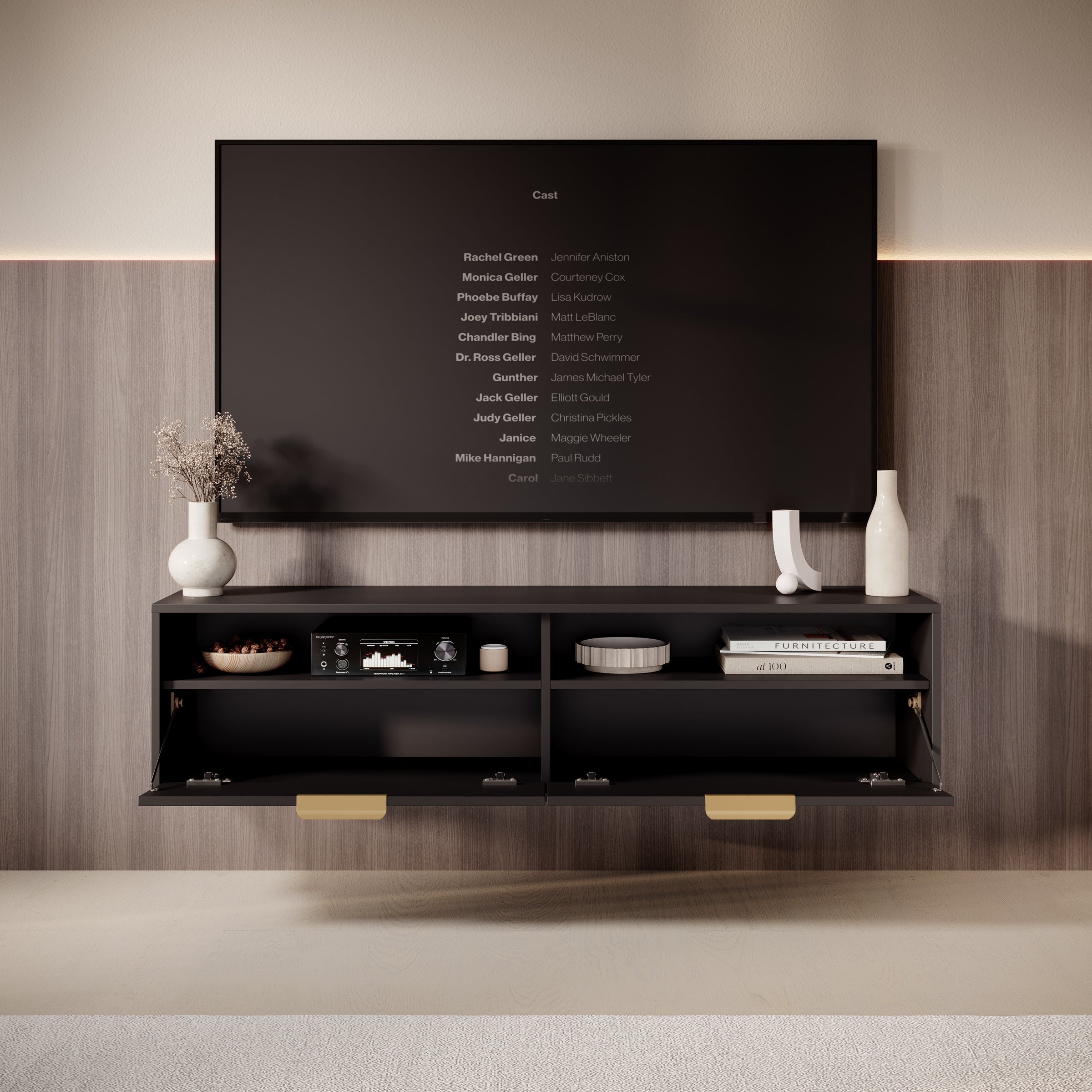 Qipp - TV-Meubel - Zwart