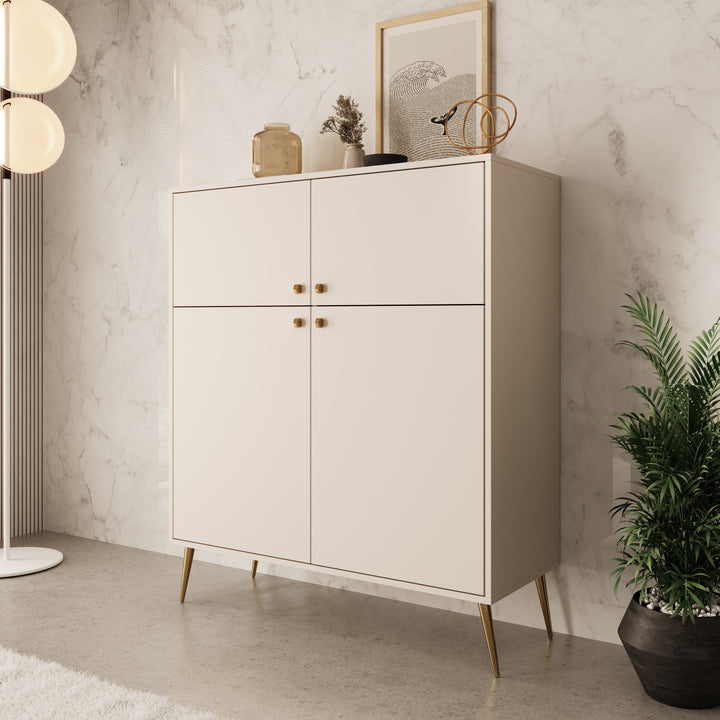 Reunion - Dressoir - Beige - 105x41x122 cm