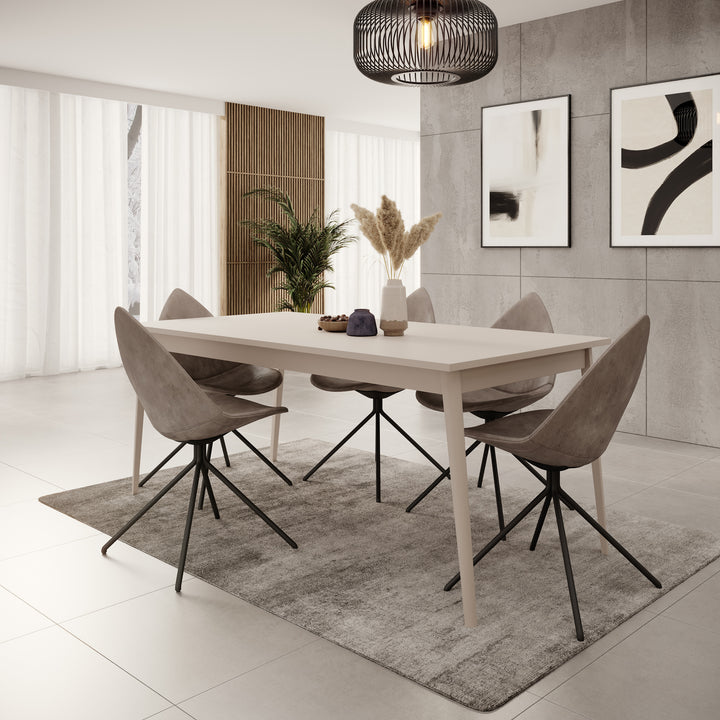 Reunion - Eetkamertafel - Beige - 180x75x90 cm