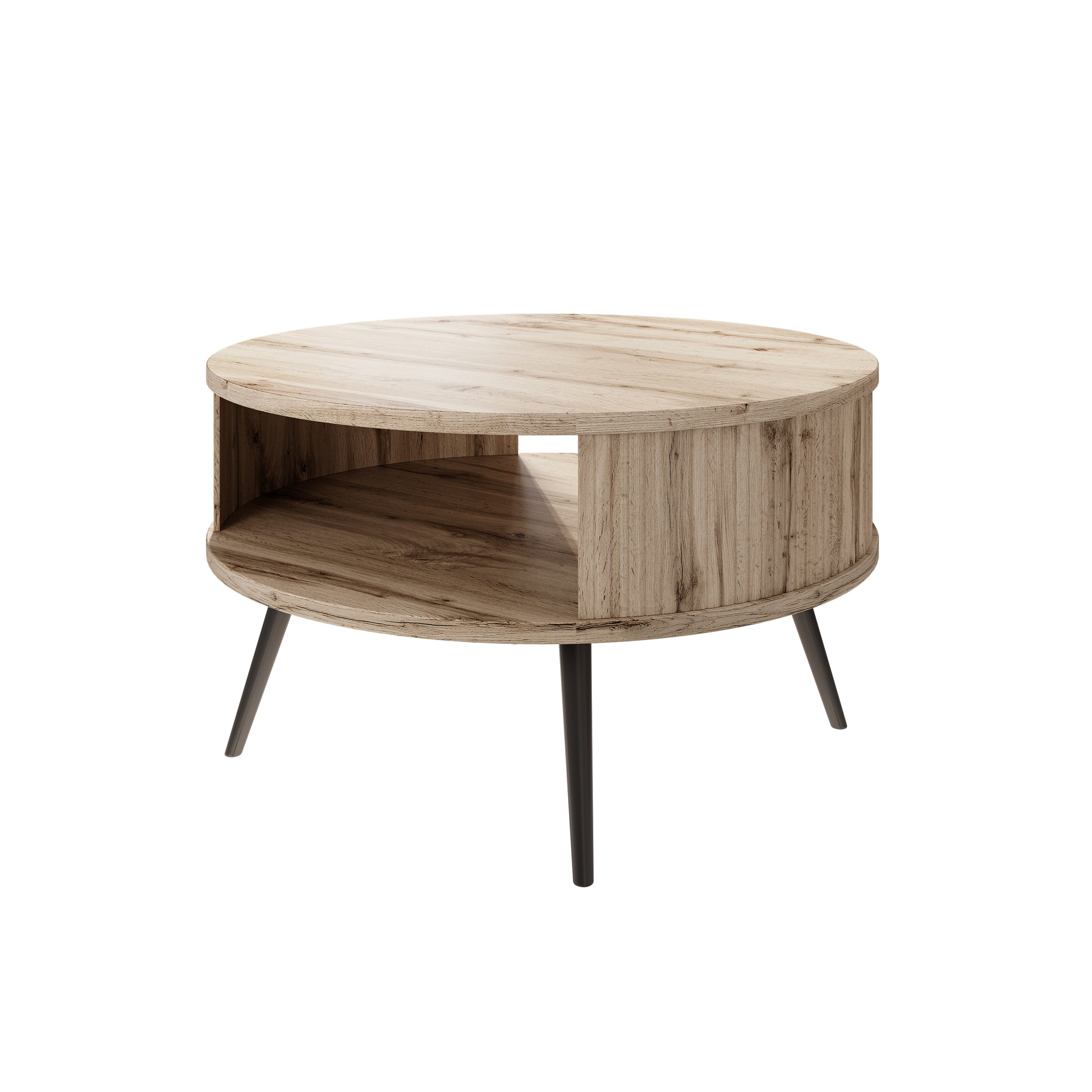 Riley - Salontafel - Eiken - 76x76x44 cm