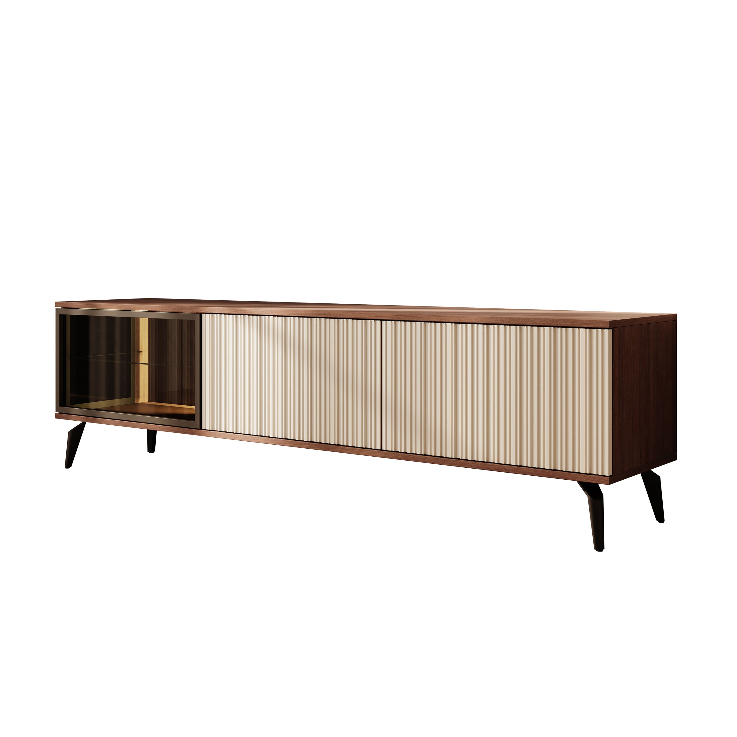 Riverhead - TV-Meubel - Beige/Eiken - 180x39x50 cm