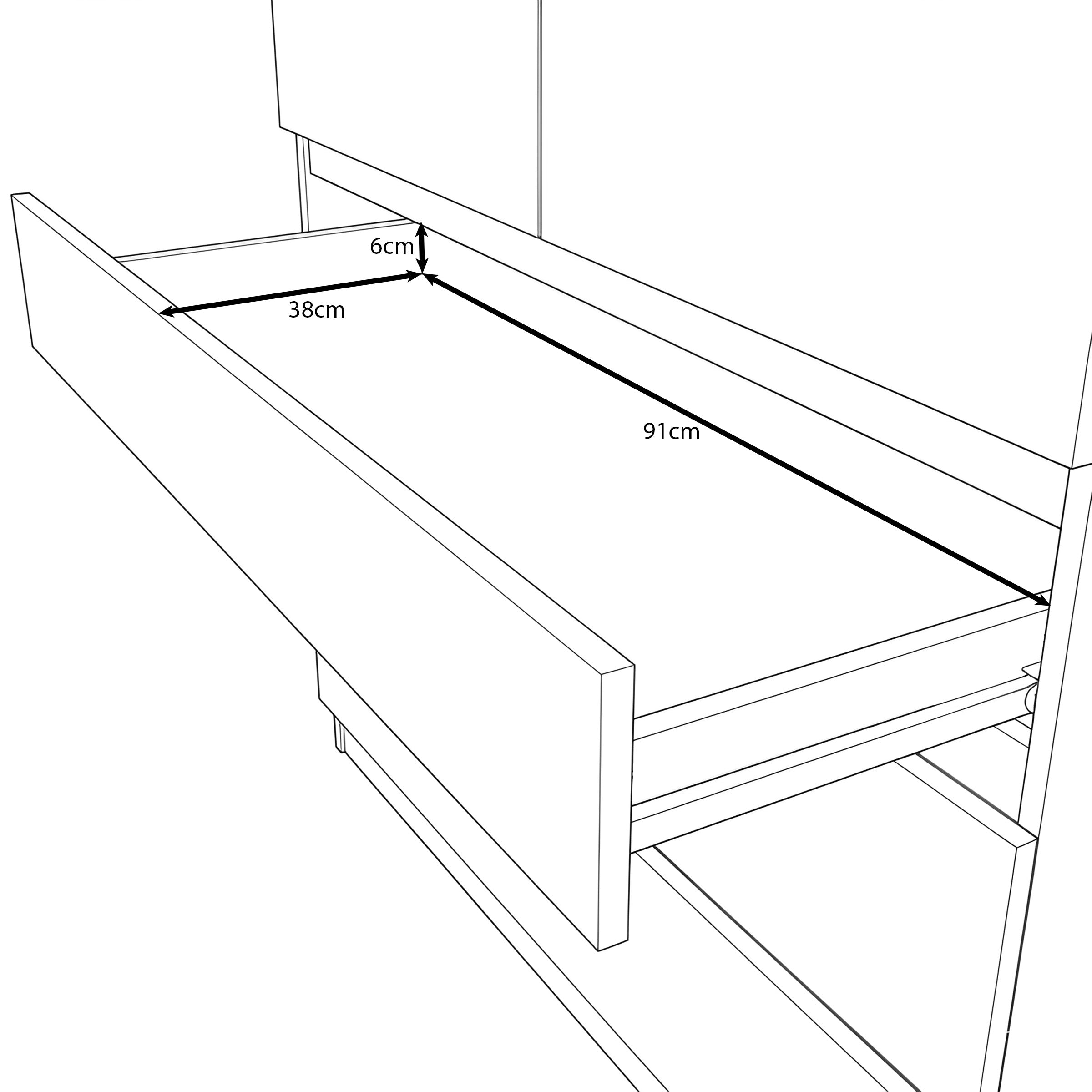 Rodger - Kledingkast 2-deurs - Walnootpatroon - 100x52x202 cm
