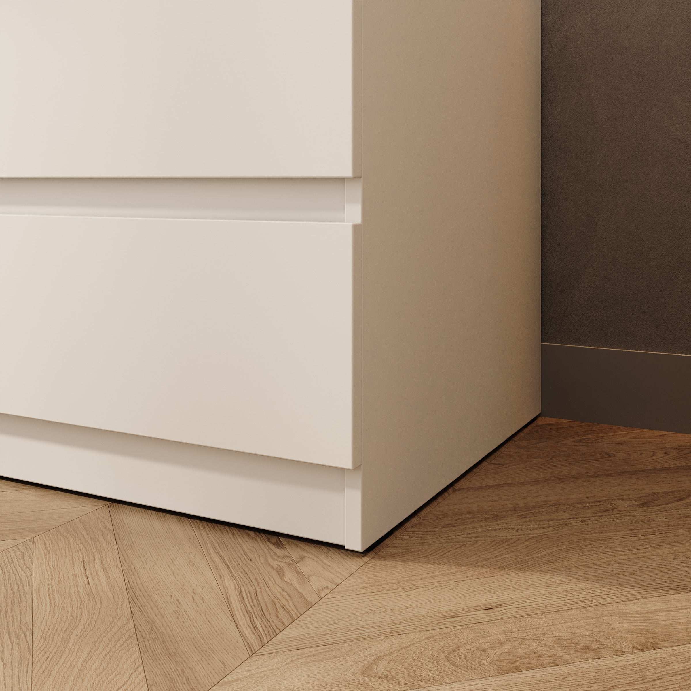 Rodger - Kledingkast 2-deurs - Wit - 100x52x202 cm