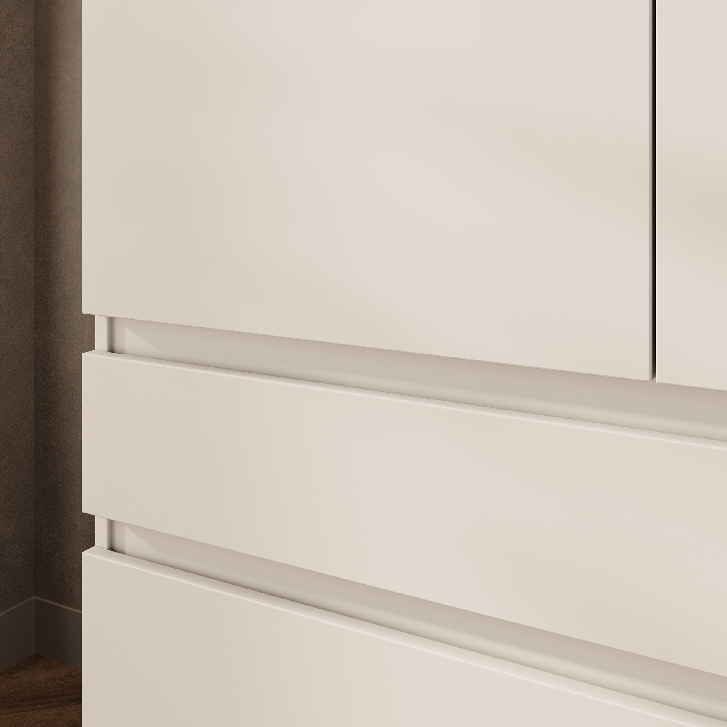 Rodger - Kledingkast 2-deurs - Wit - 100x52x202 cm
