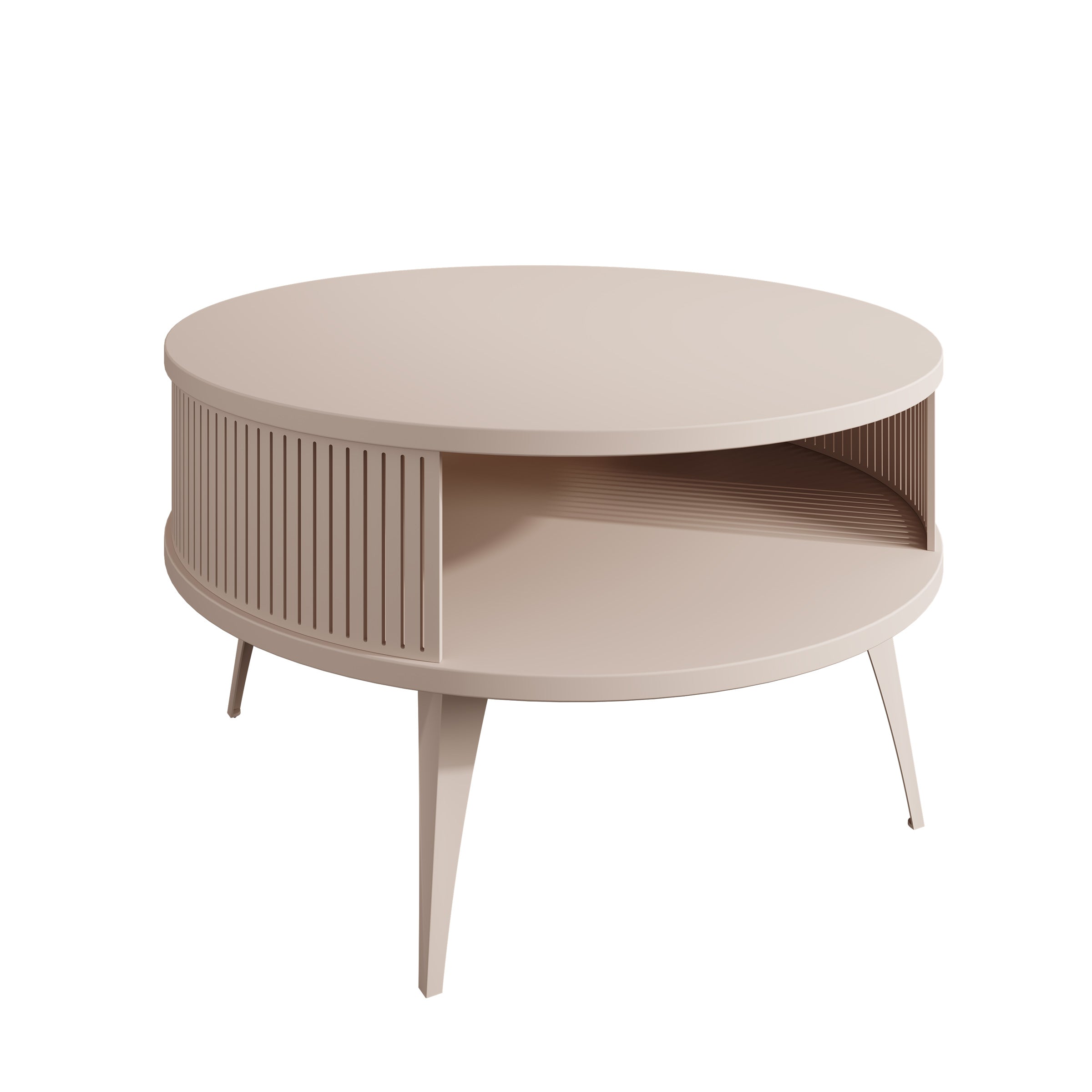 Roslyn - Salontafel - Beige - 75x75x44 cm