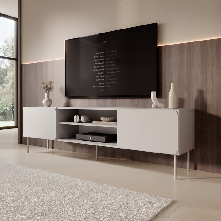 Rovik - TV-Meubel - Beige - 200x40x58 cm