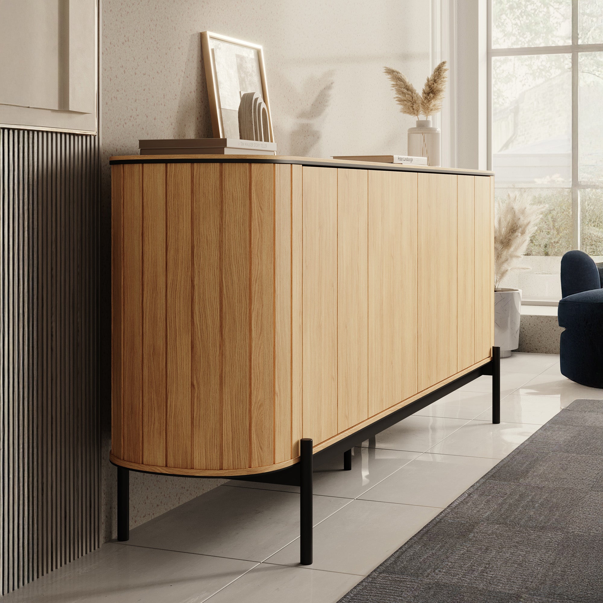 Royale - Dressoir - Eiken - 200x45x82 cm