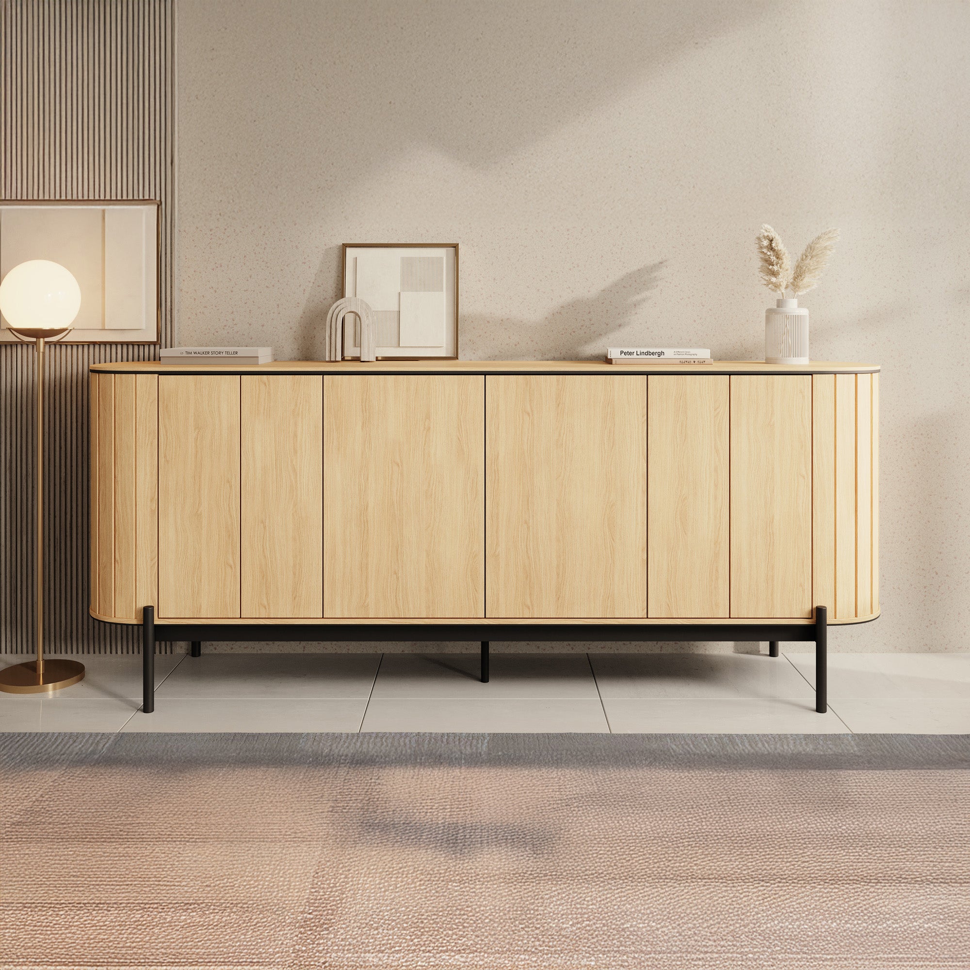 Royale - Dressoir - Eiken - 200x45x82 cm