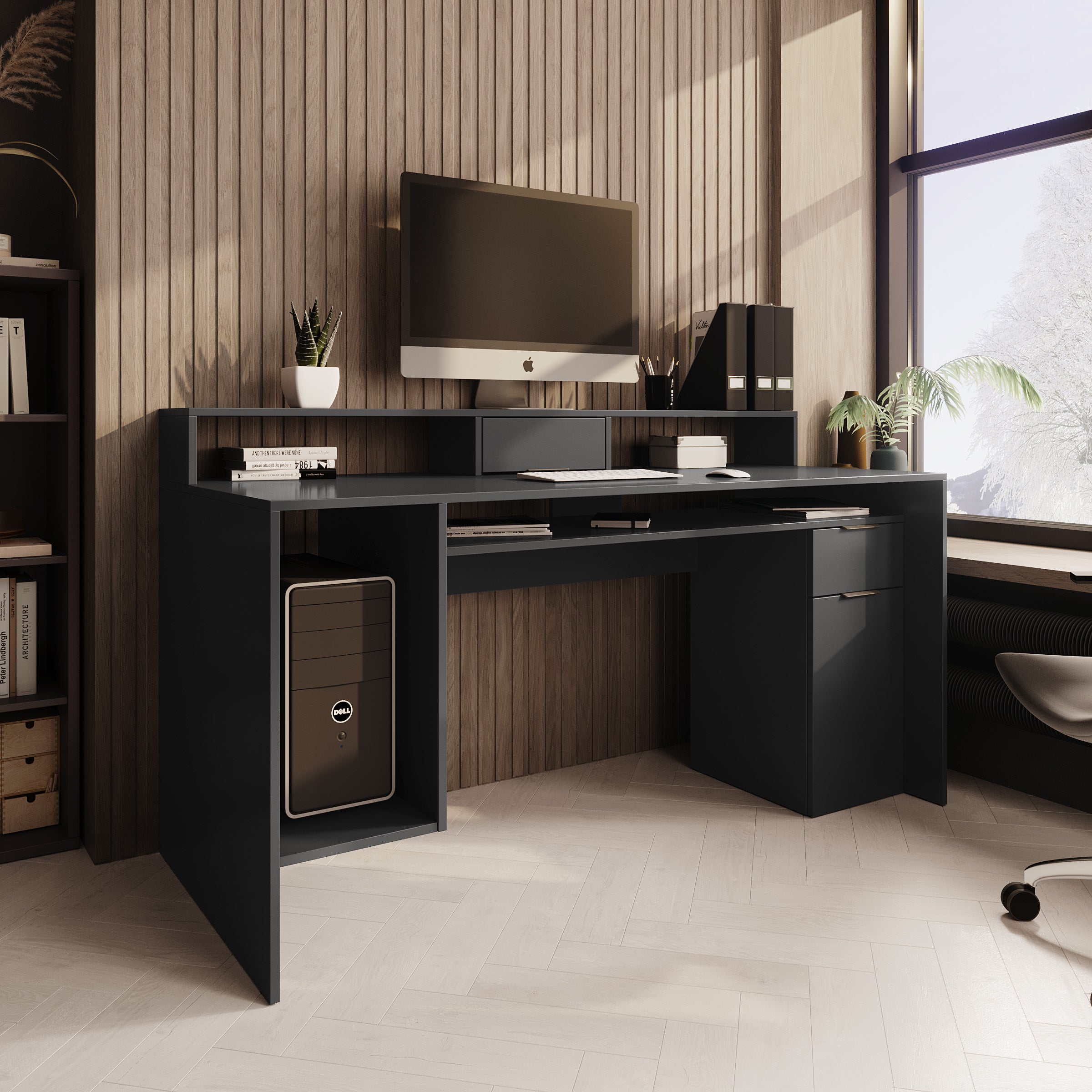 Ryan - Bureau - Grijs - 160x70x91 cm