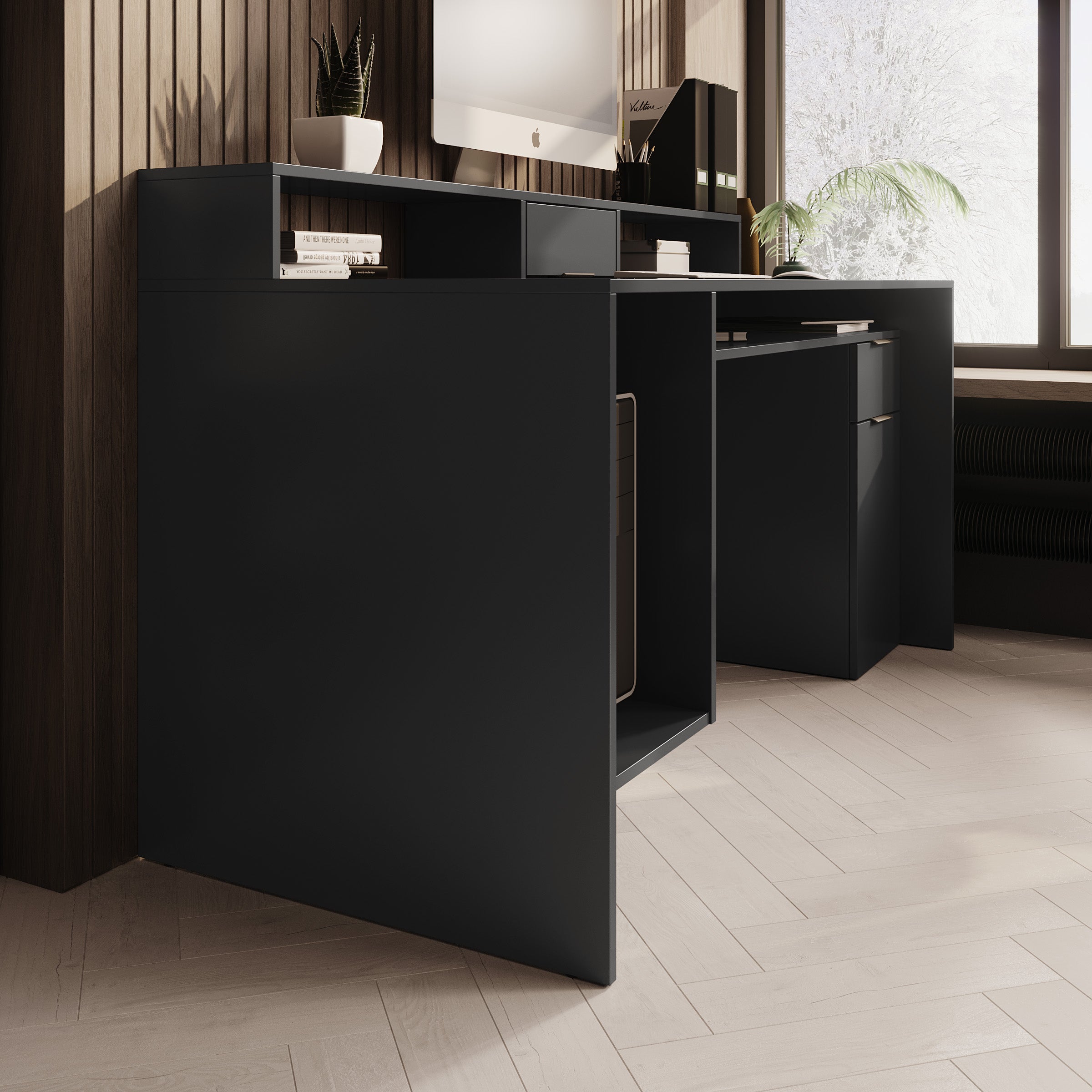 Ryan - Bureau - Grijs - 160x70x91 cm