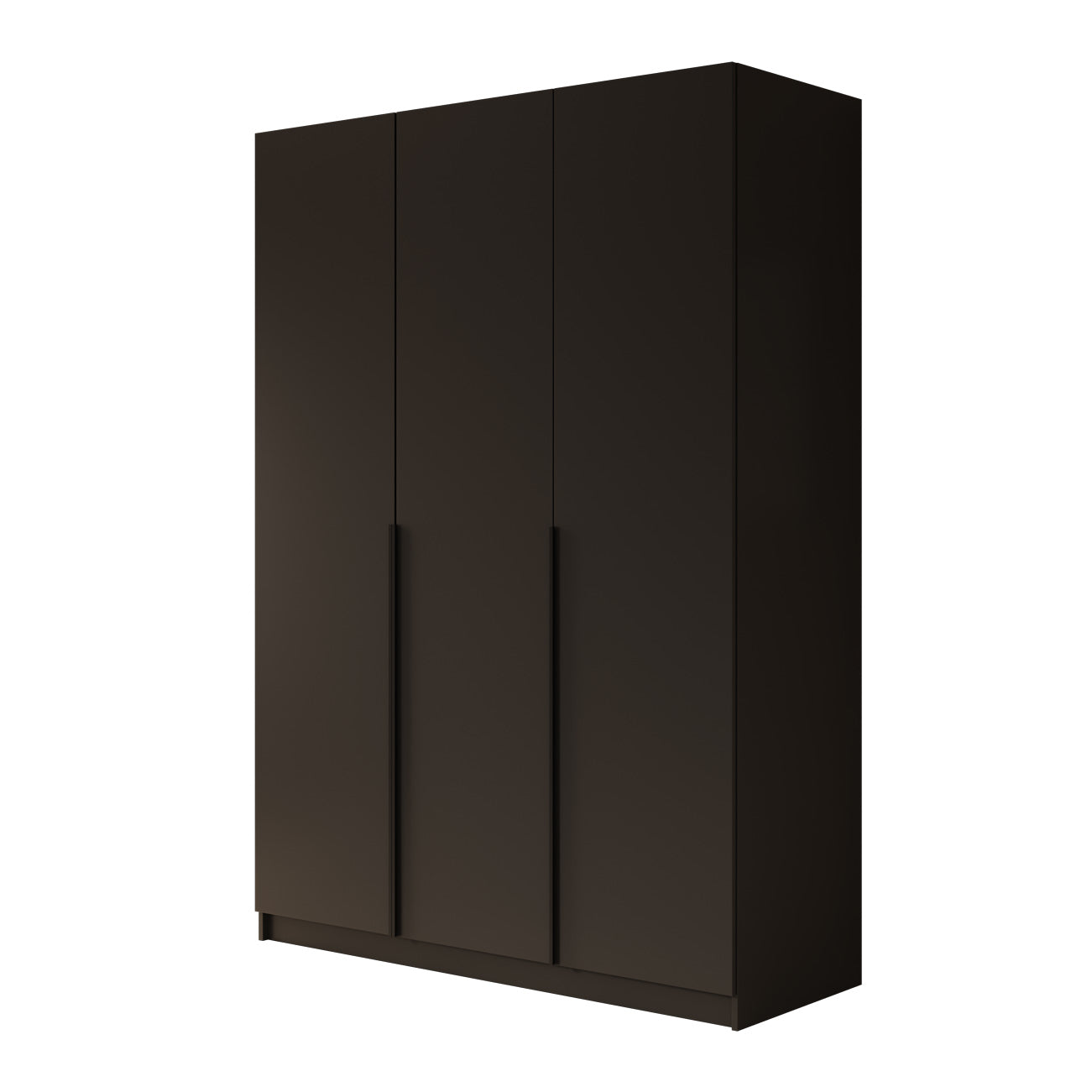 Sabre - Kledingkast 3-deurs - Zwart - 150x58x215 cm