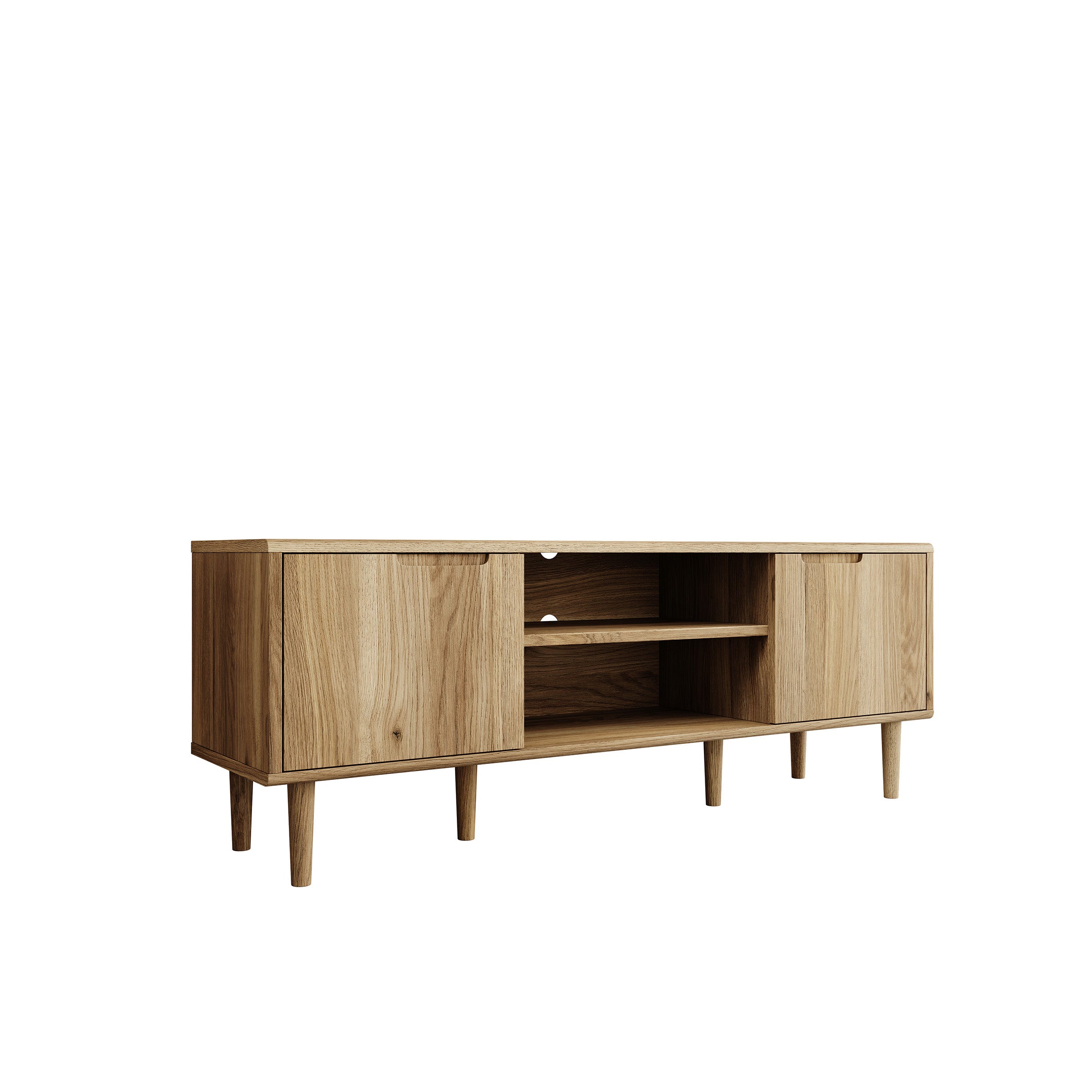 Selwood - TV-Meubel - Eikenpatroon - 154x43x58 cm