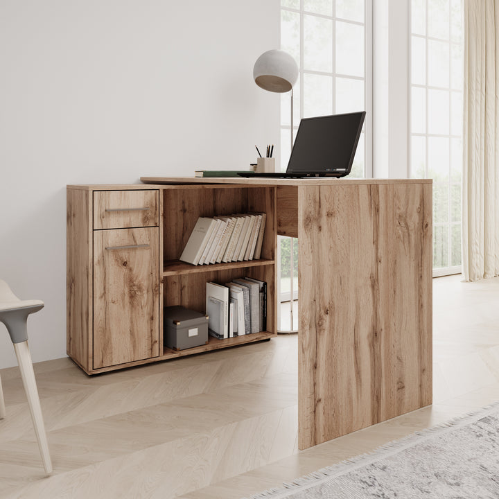 Silky - Bureau - Eiken - 92x120x75 cm