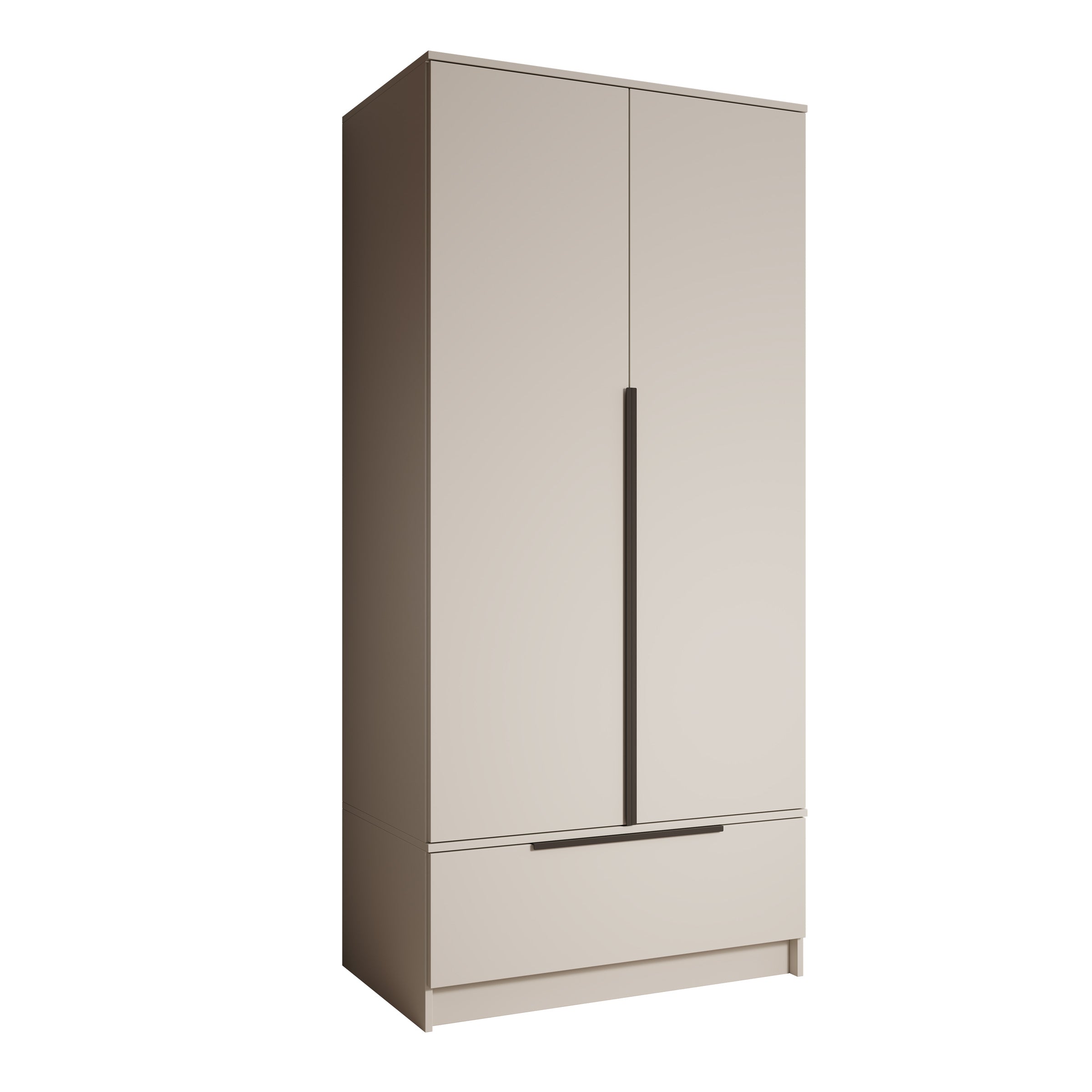 Skyer - Kledingkast 2-deurs - Beige - 90x51x193 cm