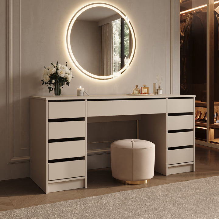 Sorobon - Kaptafel - Beige - 152x54x76 cm