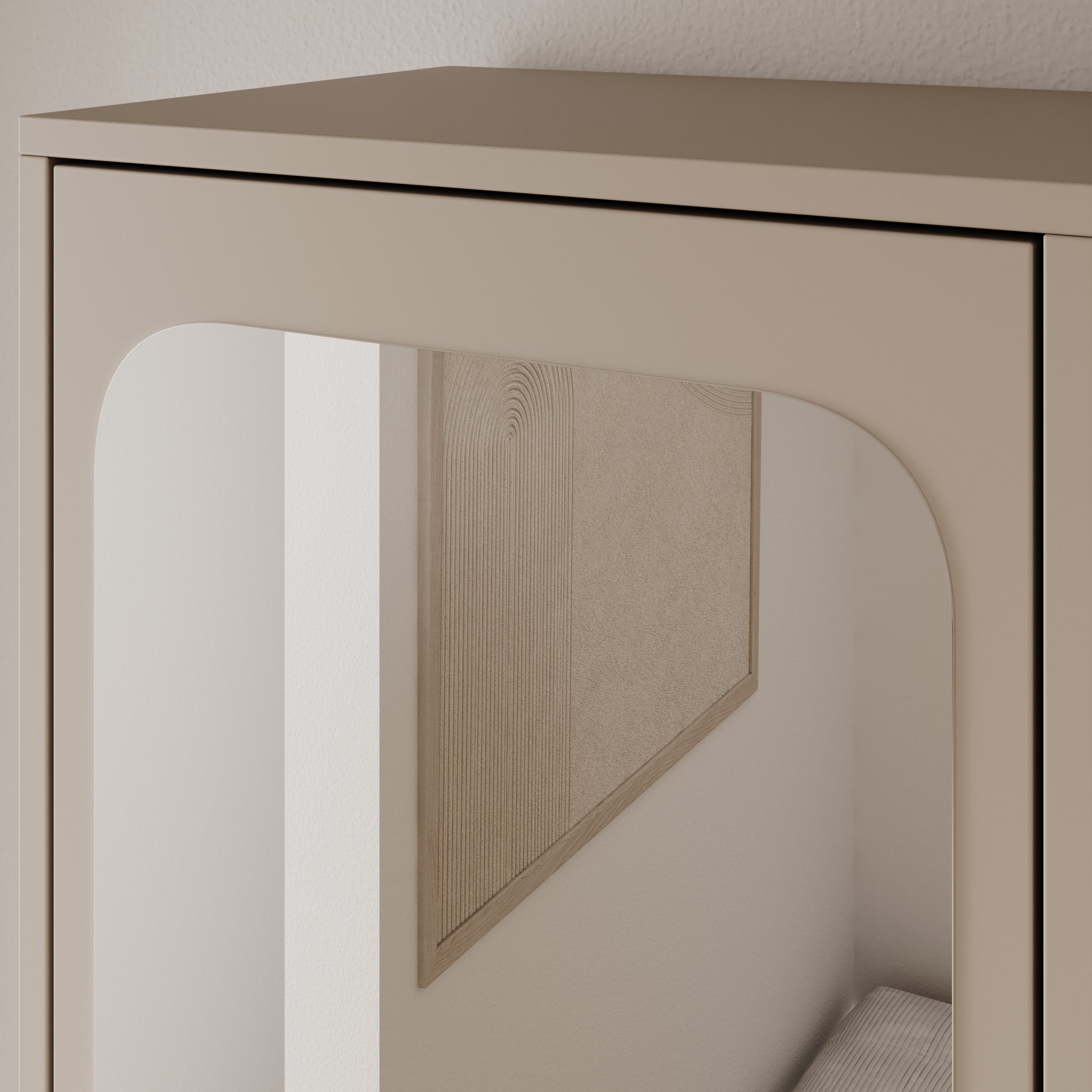 Soto - Halkast - Beige - 100x33x189 cm