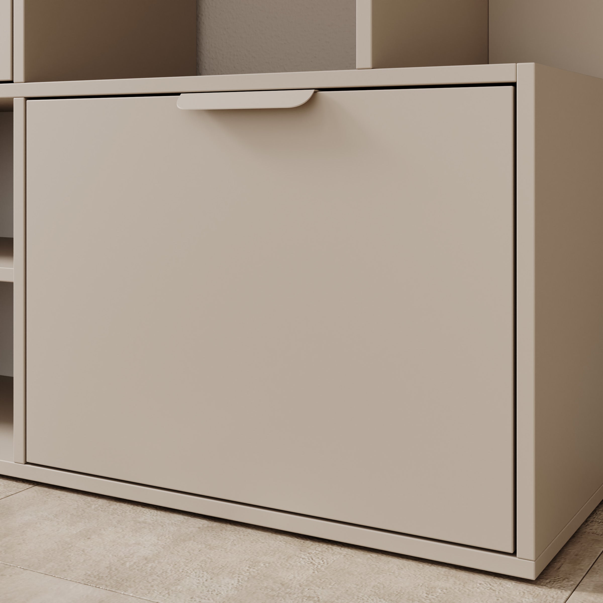 Soto - Halkast - Beige - 100x33x189 cm