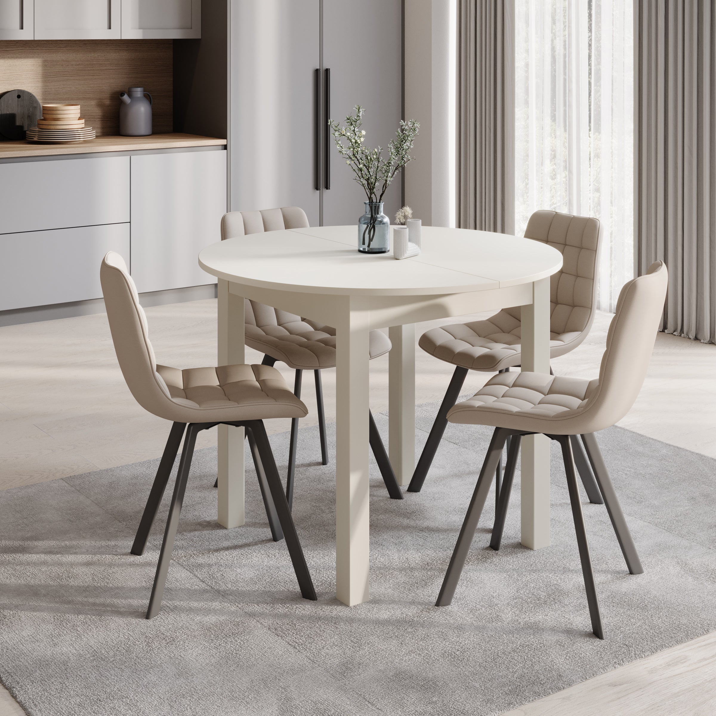South - Eetkamertafel - Beige